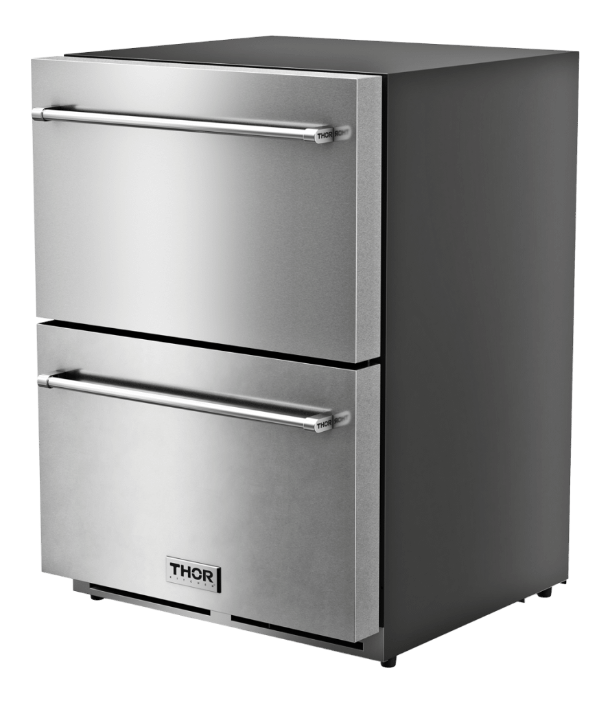 THOR KITCHEN TRZ24U 24-inch Indoor Outdoor Freezer Drawer In Stainless Steel - Trz24u