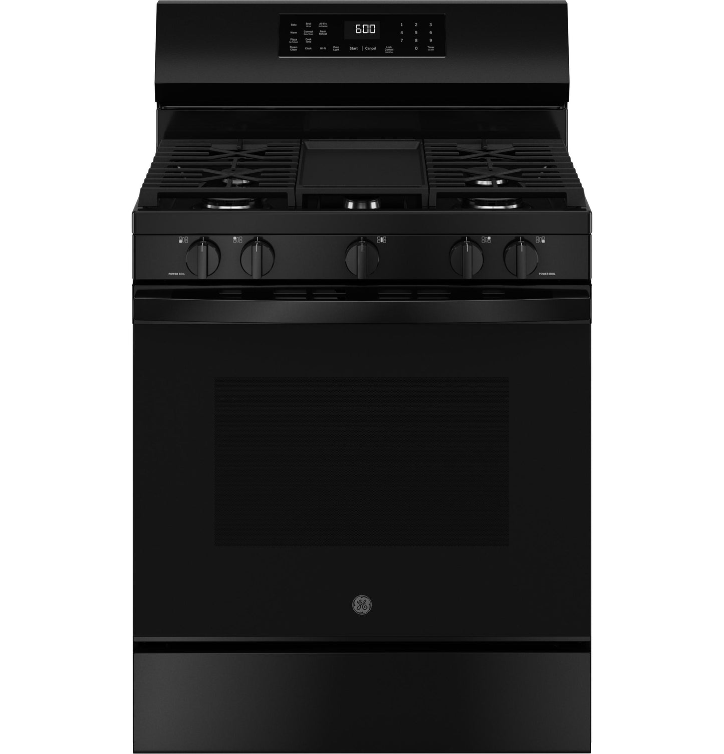 GE APPLIANCES GGF600AVBB Ge 30"" Free-standing Gas Convection Range With No Preheat Air FR...