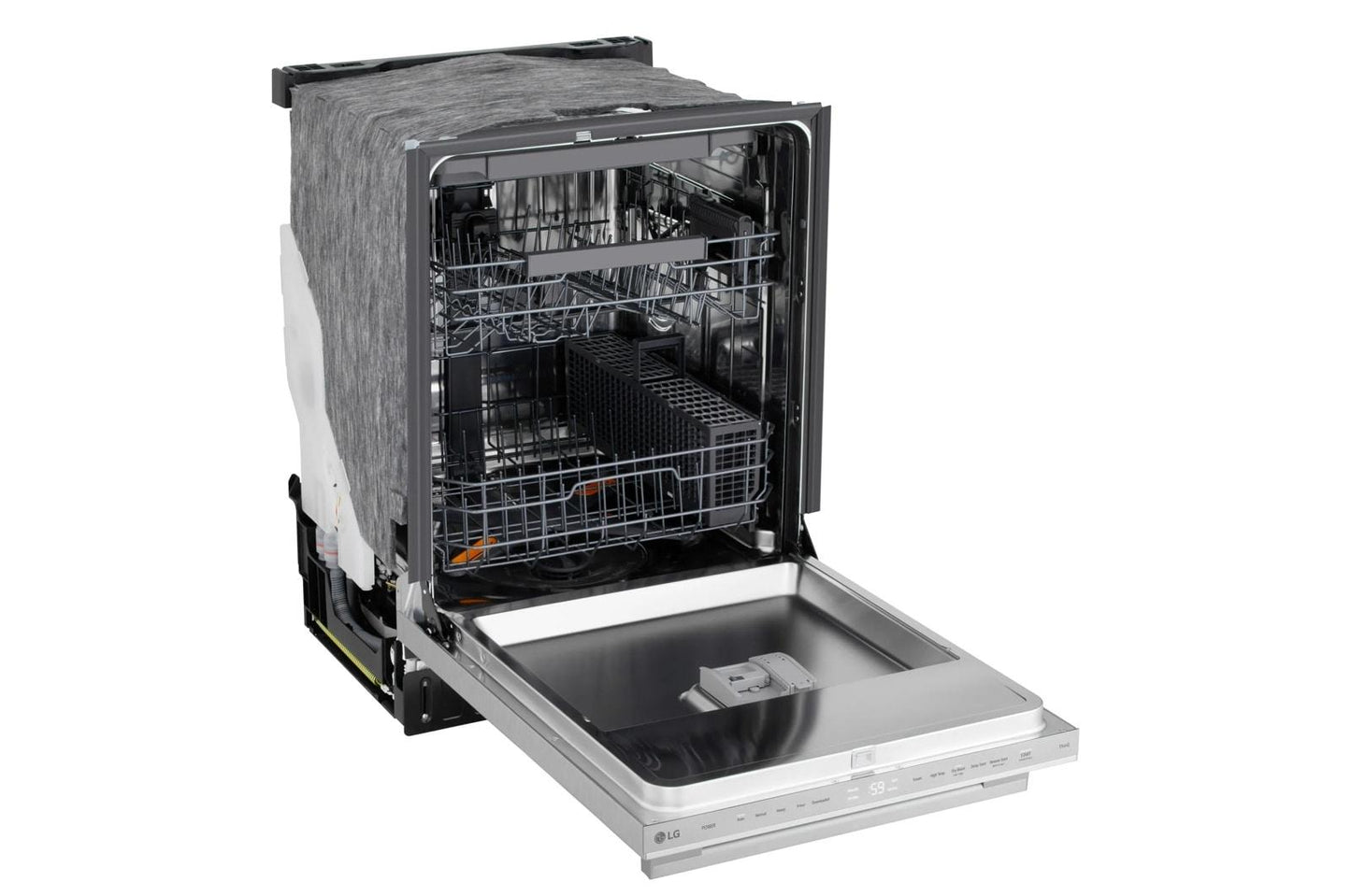LG LDNTM545S Smart Flushfit Top Control Dishwasher With 1-hour Wash & Dry, Q...