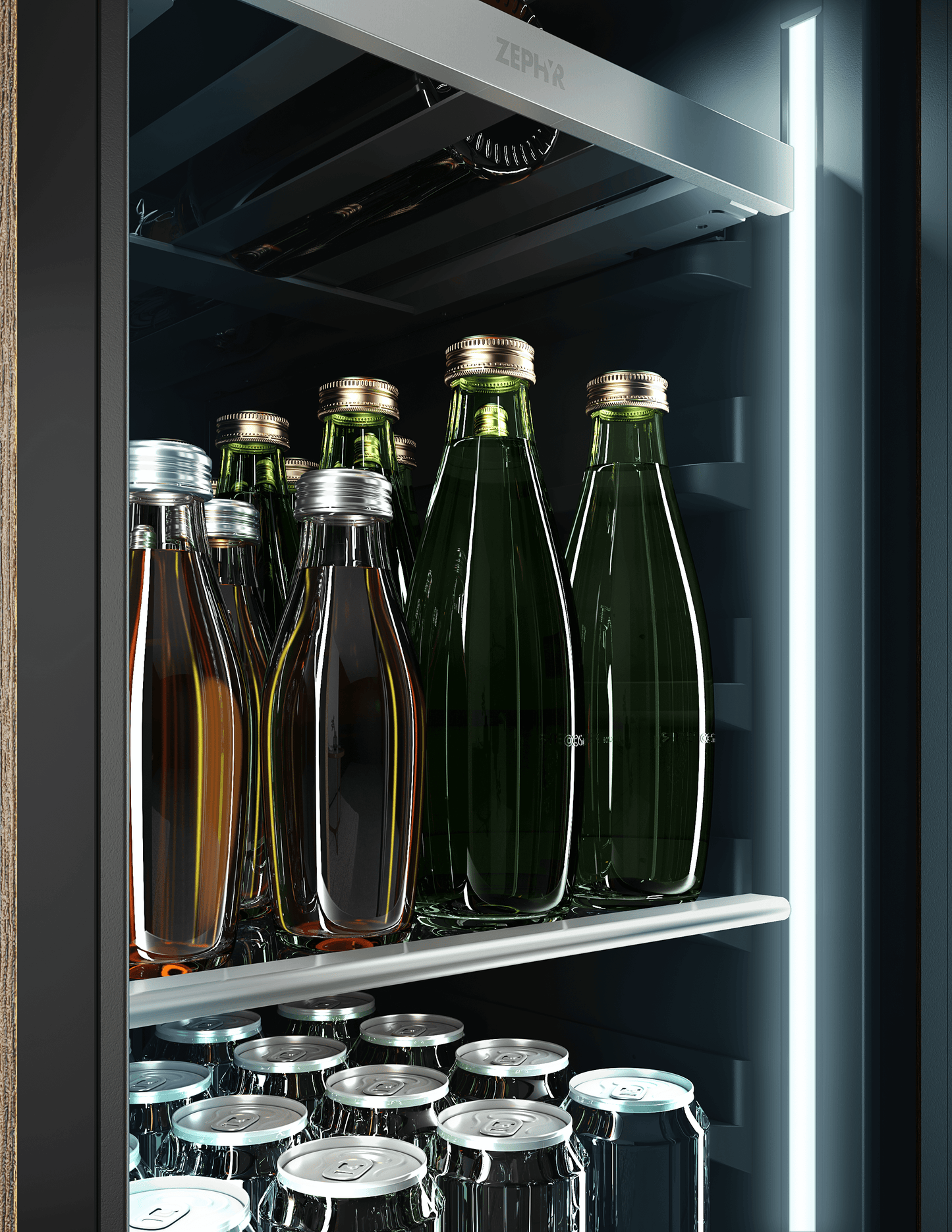 ZEPHYR PRB15C01CG Zephyr 15"" Single Zone Beverage Cooler