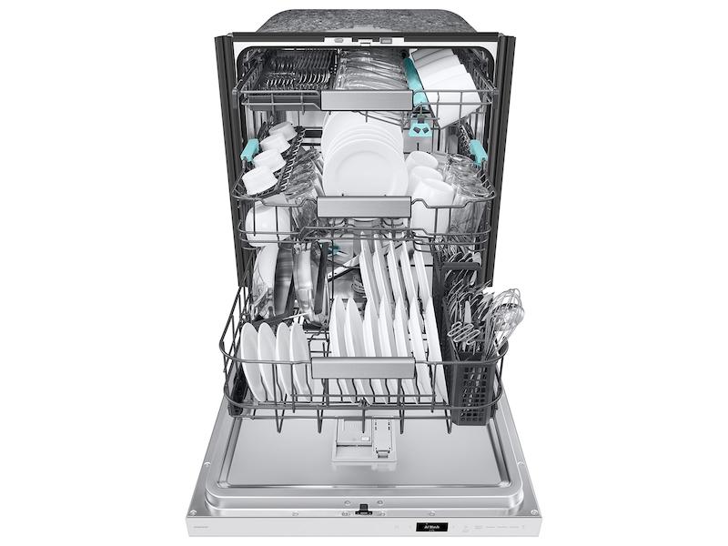 SAMSUNG DW90F89T0U12 38 Dba Bespoke Smart Dishwasher With 3rd Rack Washing System In WHI...