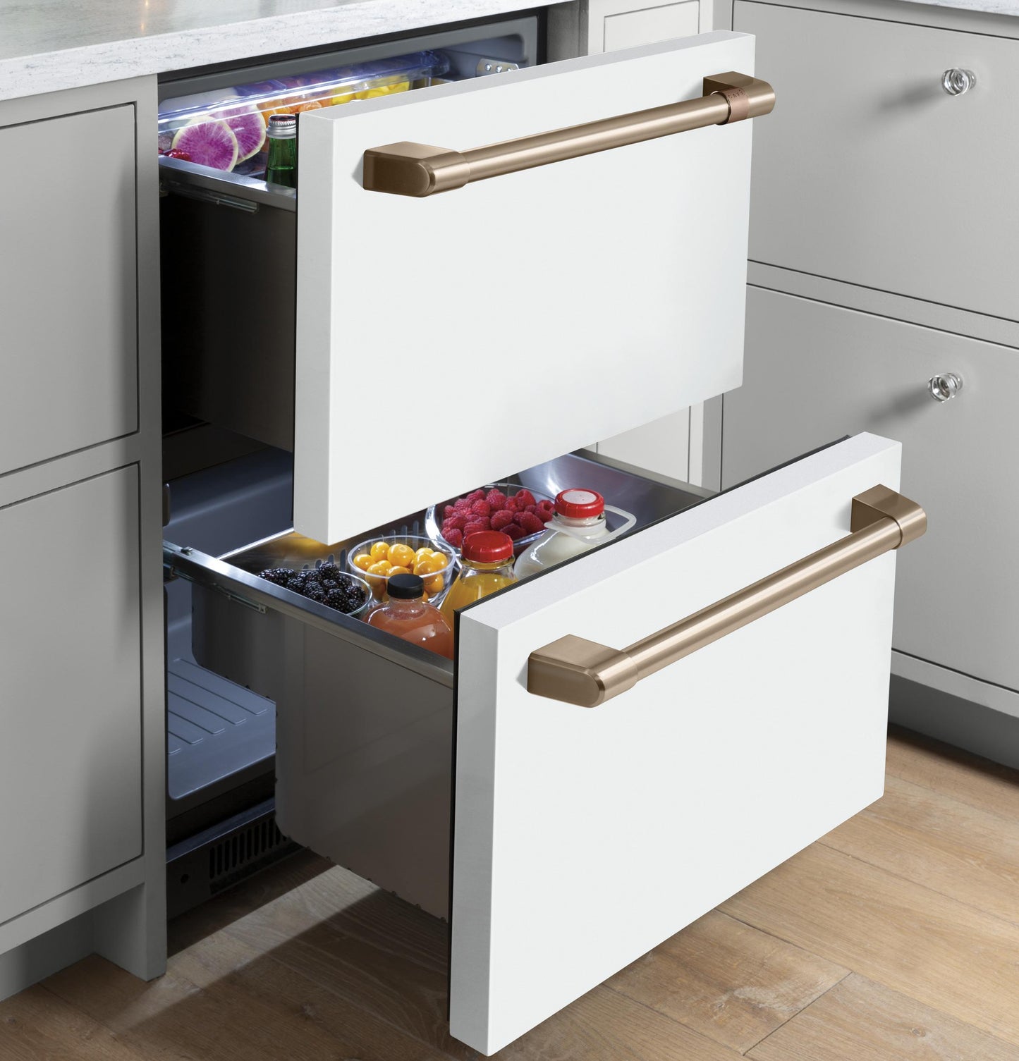 CAFE CDE06RP4NW2 Cafe Cafe 5.7 Cu. Ft. Built-in Dual-drawer Refrigerator