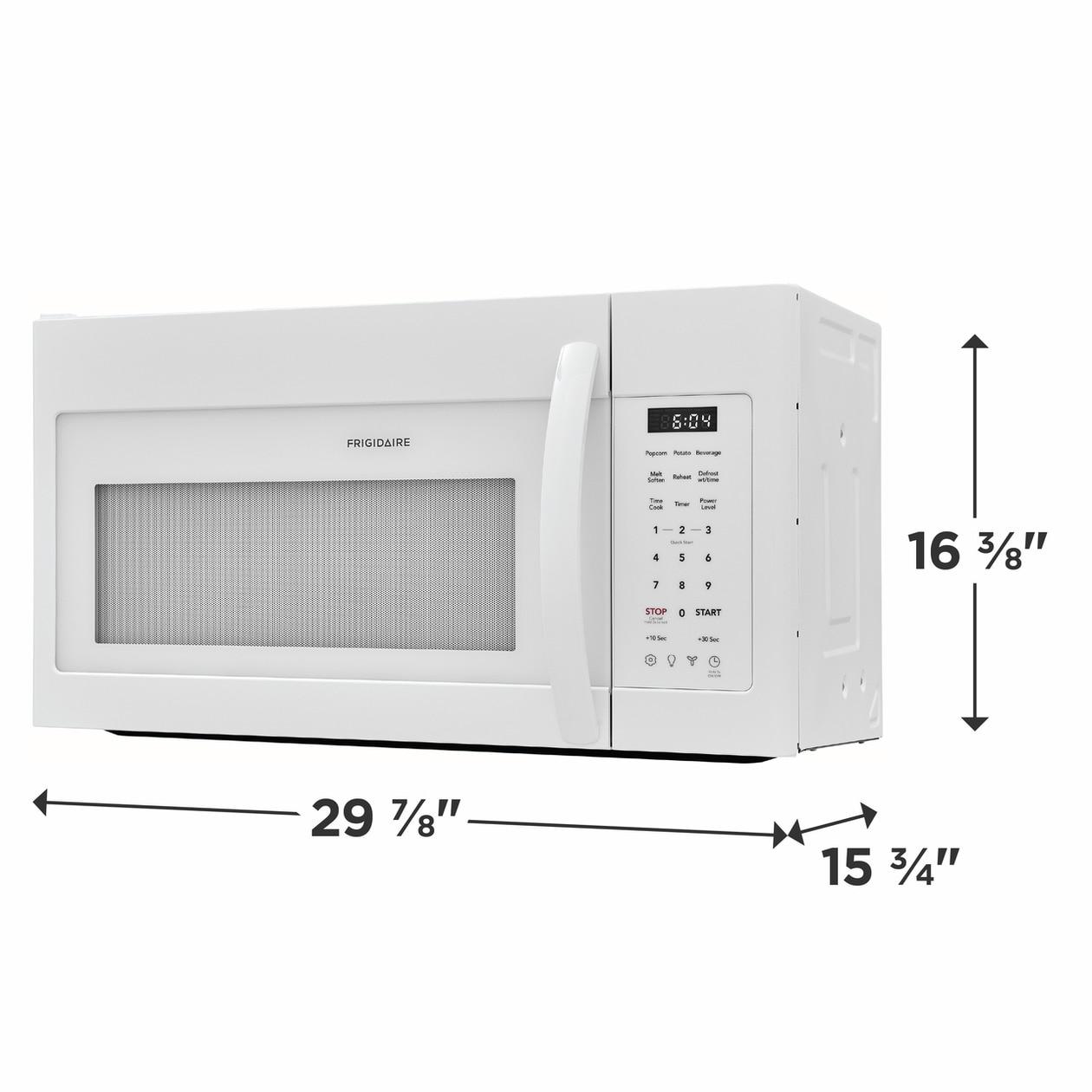 FRIGIDAIRE FMOS1846BW Frigidaire 1.8 Cu. Ft. Over-the-range Microwave