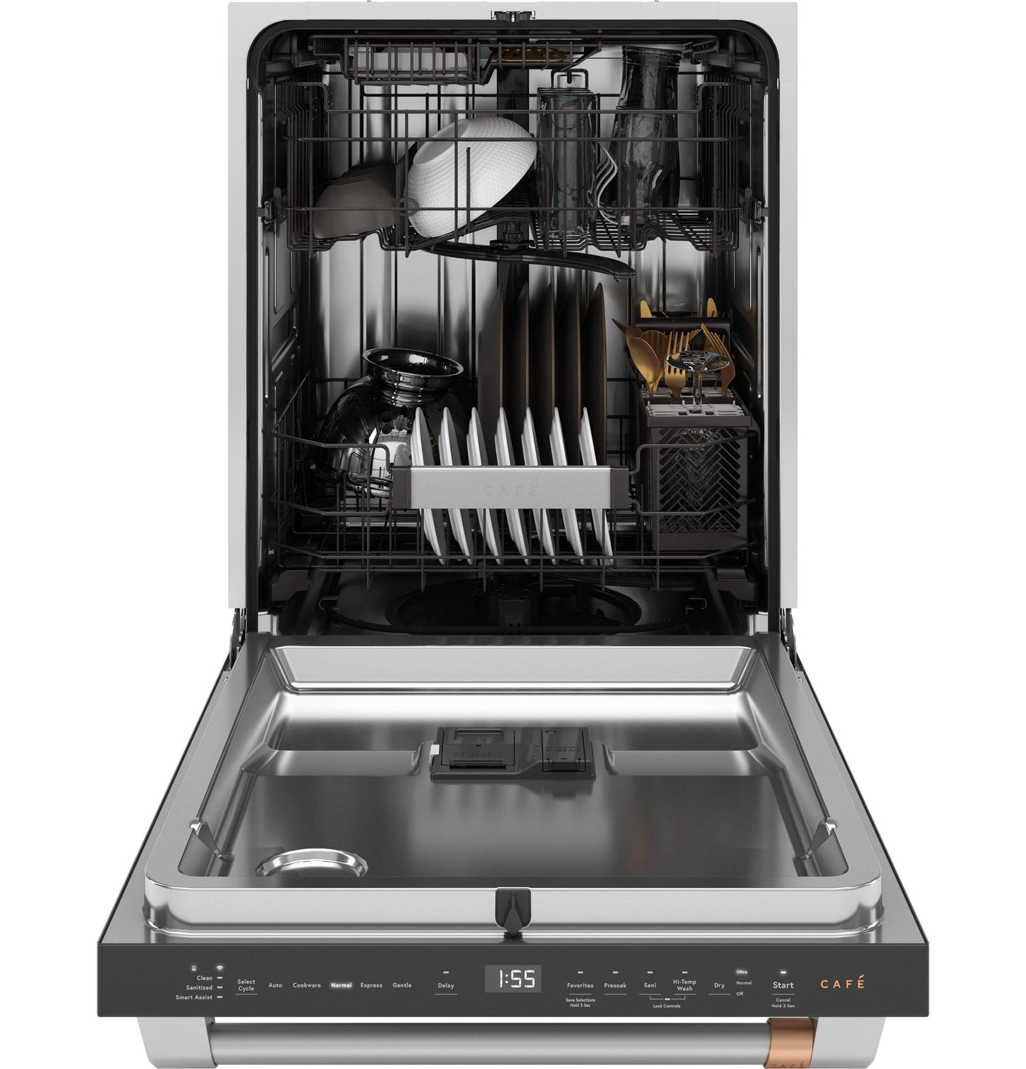 CAFE CDT828P2VS1 Cafe Customfit Energy Star Stainless Interior Smart DISHW...