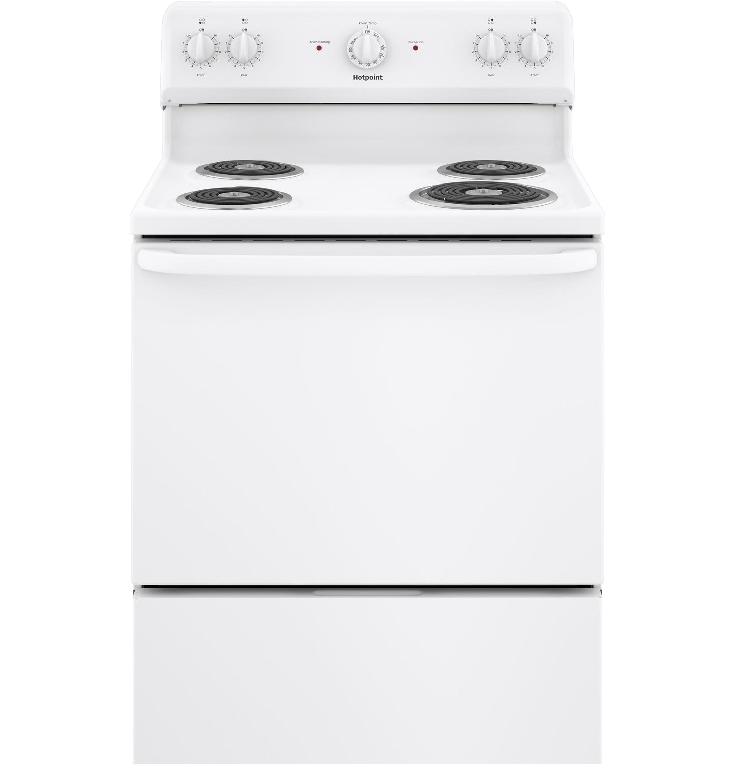 HOTPOINT RBS160DMWW Hotpoint 30"" Free-standing Electric Range
