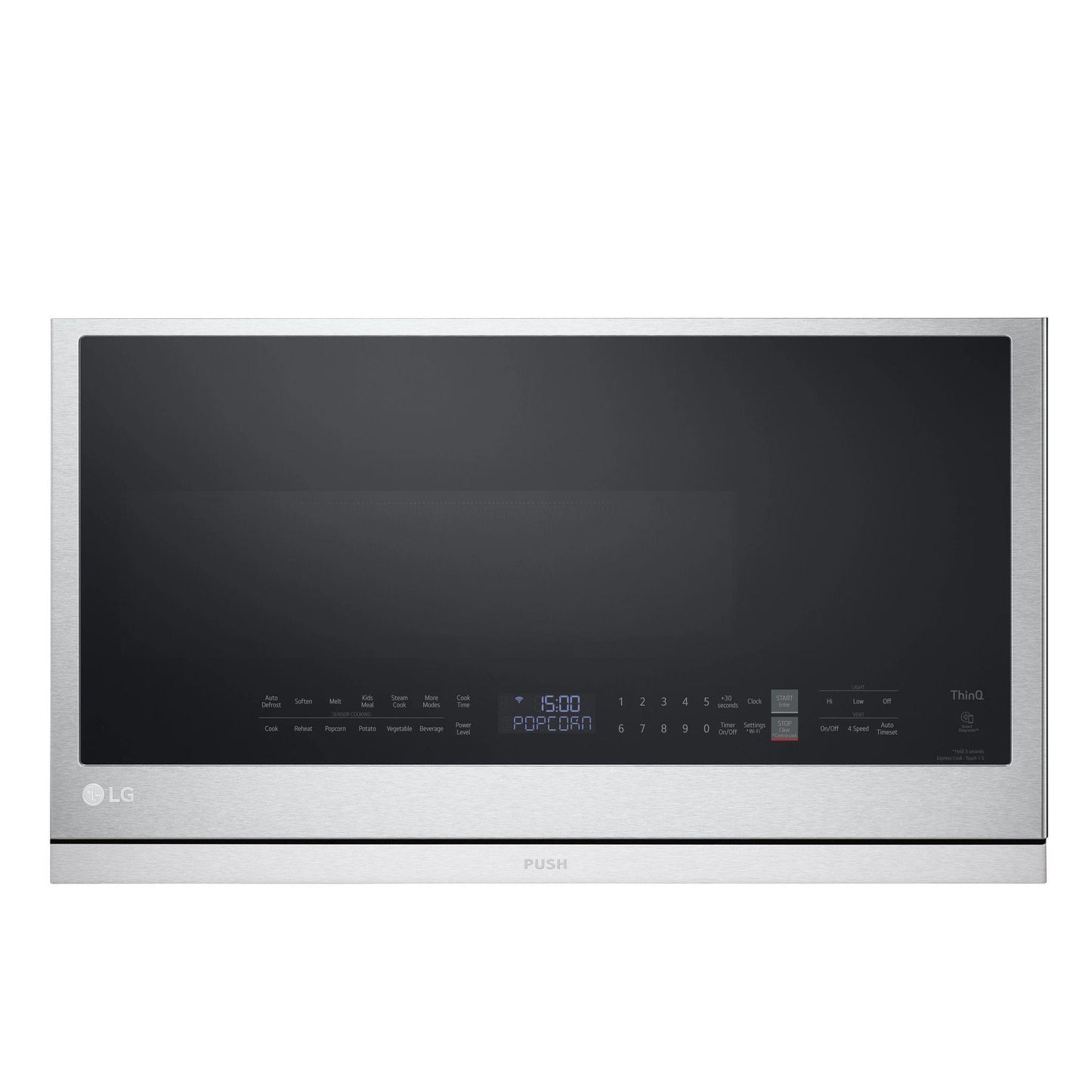 LG MVEL2137F 2.1 Cu. Ft. Wi-fi Enabled Over-the-range Microwave Oven With EASYCL...