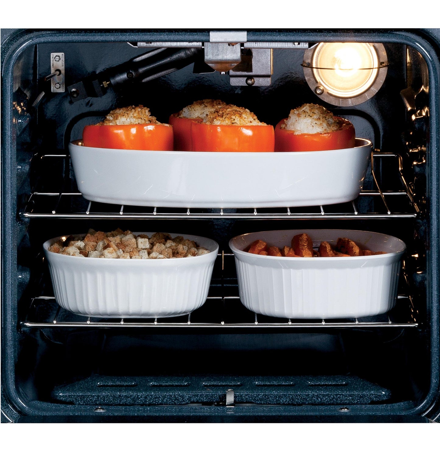 GE APPLIANCES JRP20WJWW GE Appliances 24"" Electric Single Self-cleaning Wall Oven