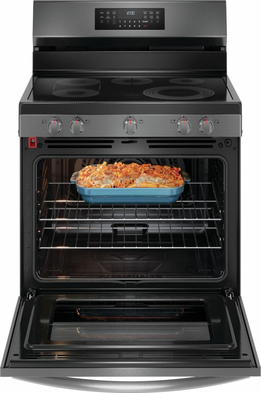 FRIGIDAIRE GCRE3060BD Frigidaire Gallery 30"" Rear Control Electric Range With Total CONVE...