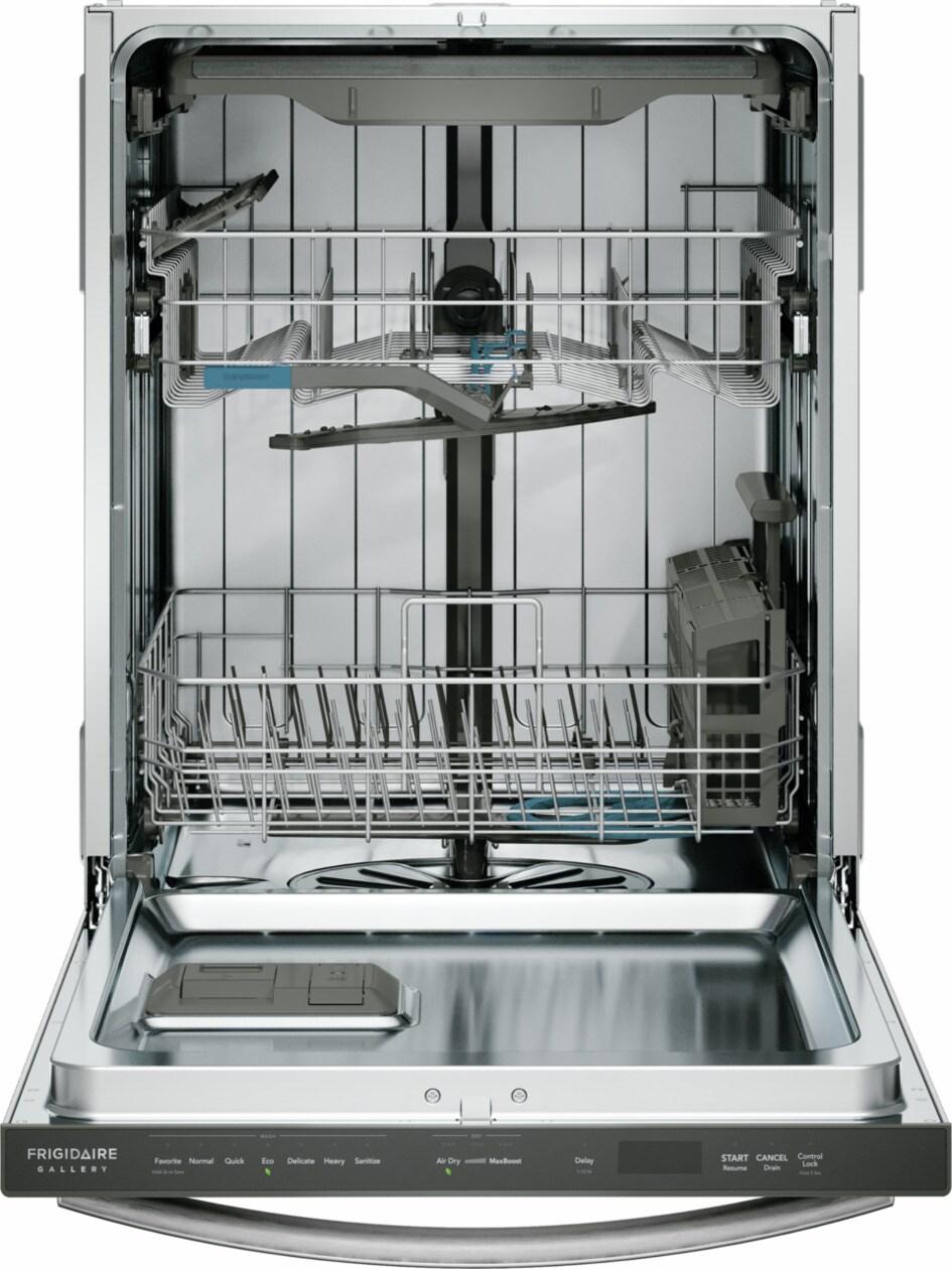 FRIGIDAIRE GDSH4715AF Frigidaire Gallery 24"" Stainless Steel Tub Built-in Dishwasher WITH...