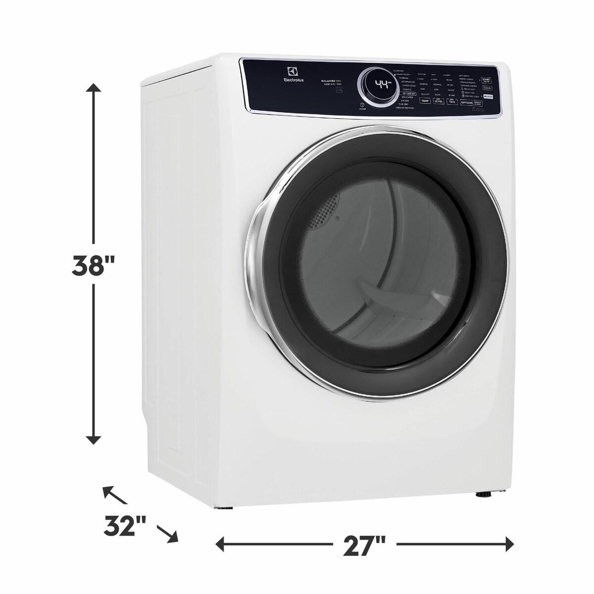 ELECTROLUX ELFG7537AW Electrolux Gas 8.0 Cu. Ft. Front Load Dryer