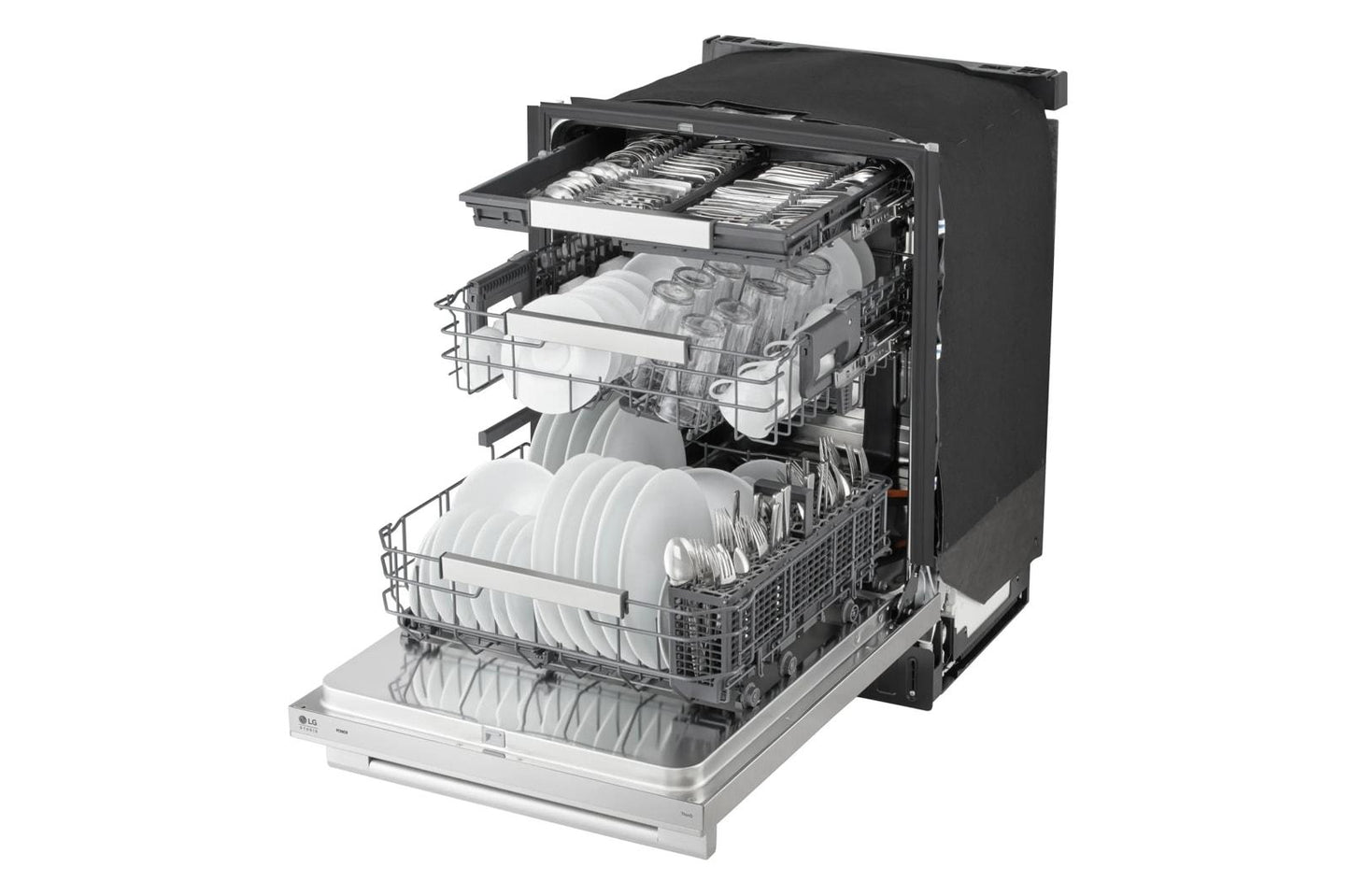 LG SDNTHS72S LG Studio Smart Top Control Dishwasher With 1-hour Wash & Dry, QUAD...