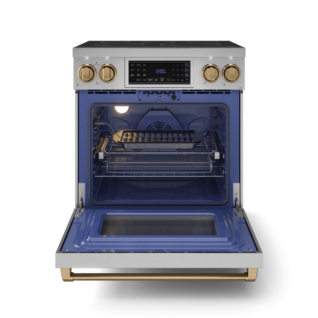 THOR KITCHEN RSE30BRZ 30 Inch Professional Electric Range With Tilt Panel Touch Control I...