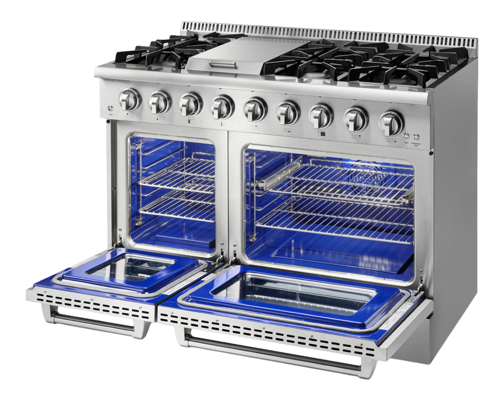 THOR KITCHEN HRG4808U Hrg4808u 48"" 6 Burner Stainless Steel Professional Gas Range