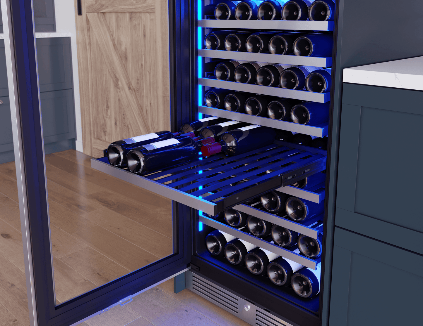 ZEPHYR PRW24F02CG Zephyr 24"" Full Size Dual Zone Wine Cooler