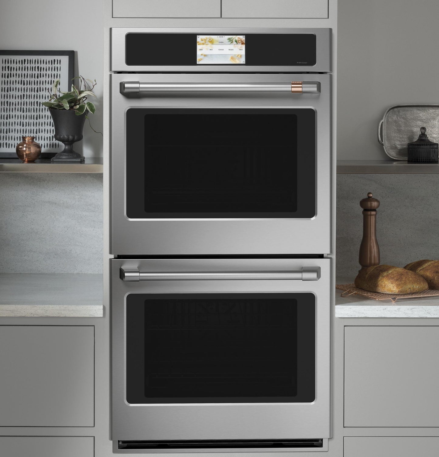 CAFE CKD70DP2NS1 Cafe Cafe 27"" Built-in Convection Double Wall Oven