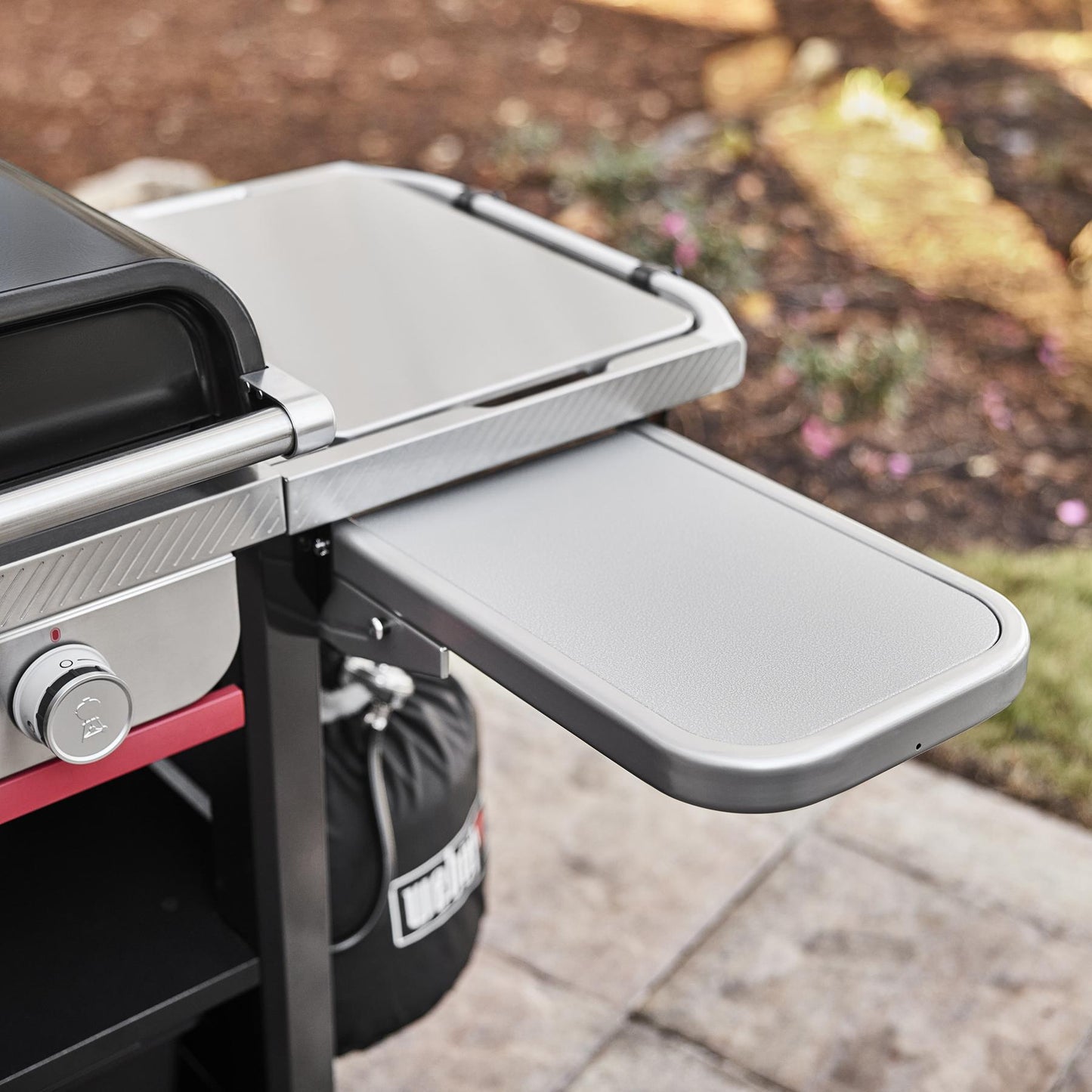 WEBER 1500013 Slate 30"" Rust-resistant Griddle With Extendable Side Table - B...