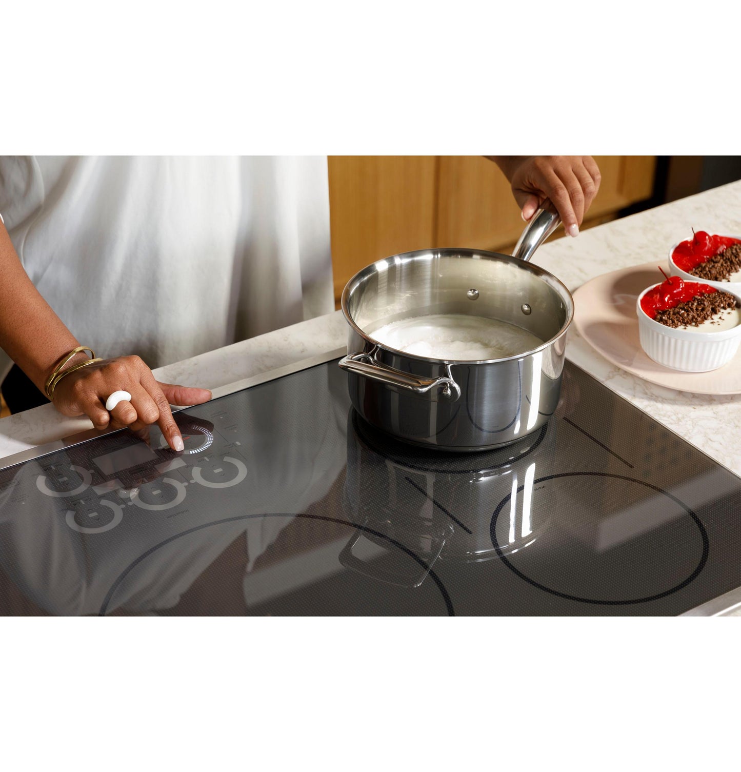 CAFE CHP90362TSS Cafe Series 36"" Built-in Touch Control Induction Cooktop
