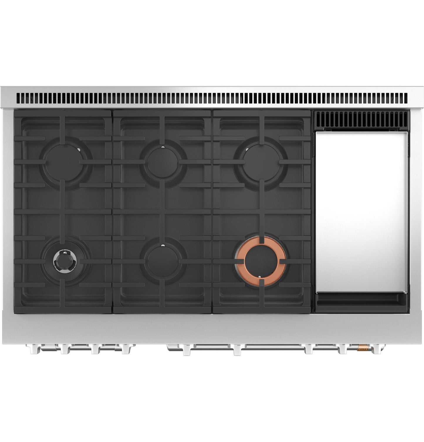 CAFE C2Y486P3TD1 Cafe 48"" Smart Dual-fuel Commercial-style Range With 6 BURNER...
