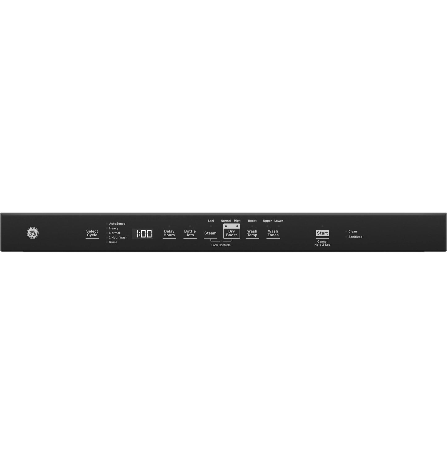 GE APPLIANCES GDT630PGRWW Ge Top Control With Plastic Interior Dishwasher With Sanitize CY...