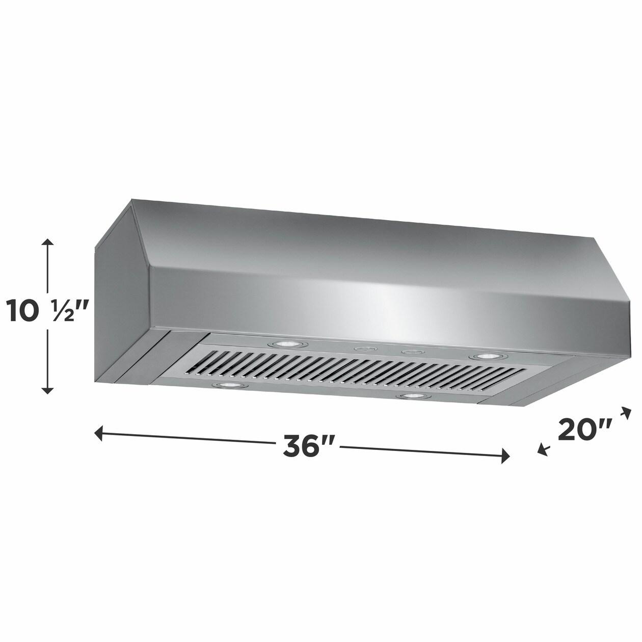 FRIGIDAIRE FHWC3650RS Frigidaire Professional 36'' Under Cabinet Range Hood