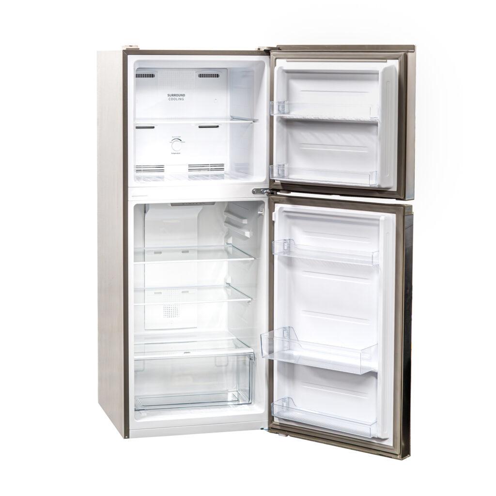 DANBY WFF100SL Woods Wff176sl 18.0 Cu. Ft. Top Mount Frost-free Fridge In STAINLES...