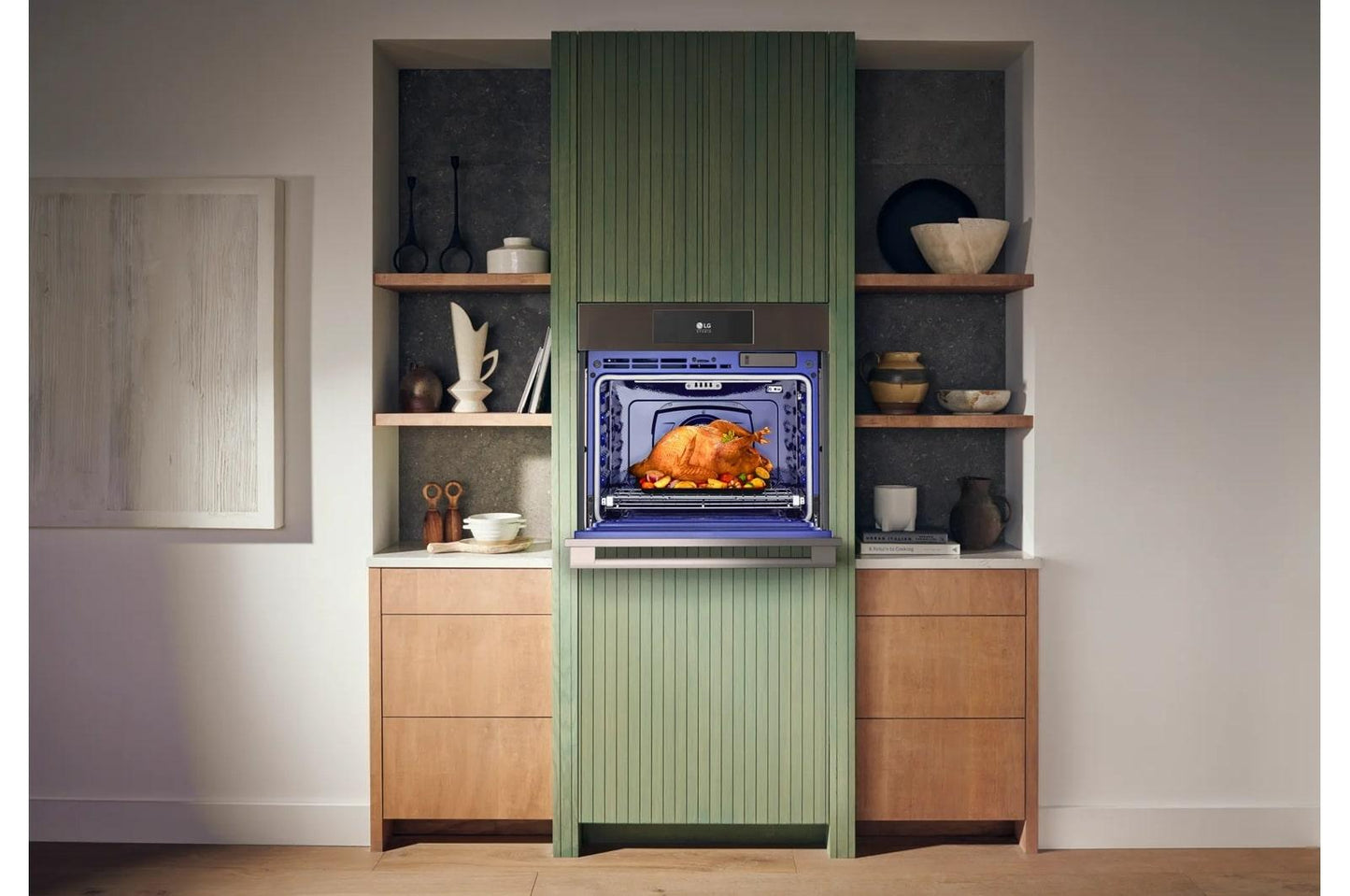 LG WSES4728F LG Studio 4.7 Cu. Ft. Smart Instaview Electric Single Built-in W...