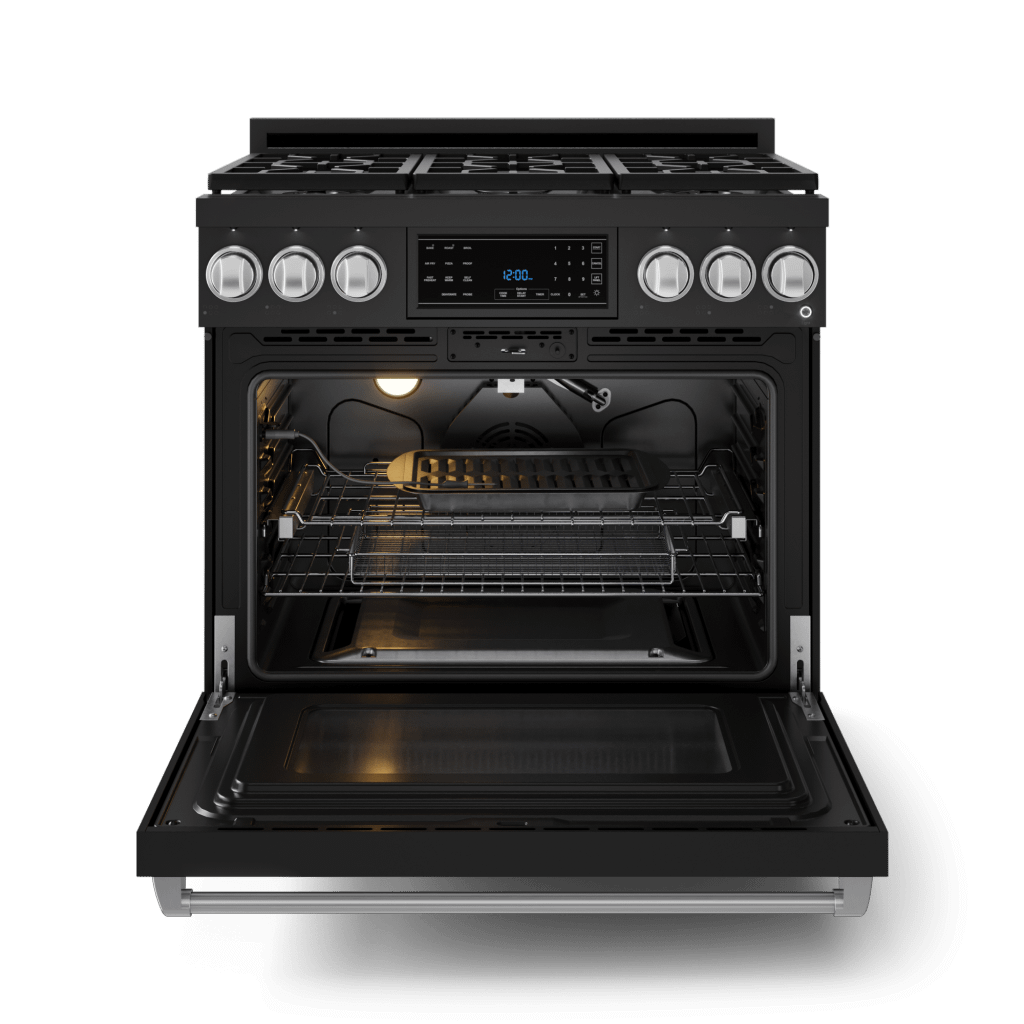THOR KITCHEN RSG36BSS 36 Inch Professional Gas Range With Tilt Panel Touch Control In STA...