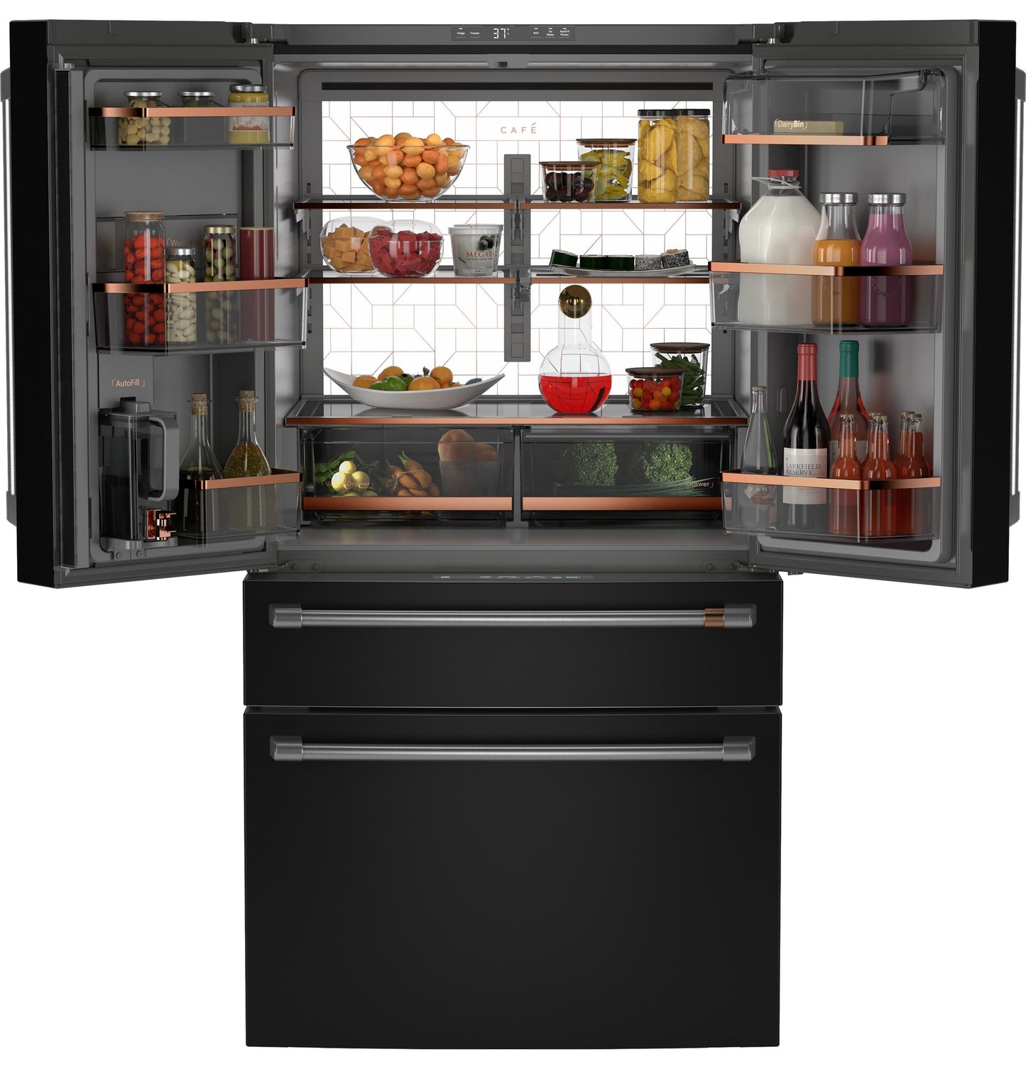 CAFE CJE23DP3WD1 Cafe Energy Star 23.2 Cu. Ft. Smart Counter-depth 4-DO...
