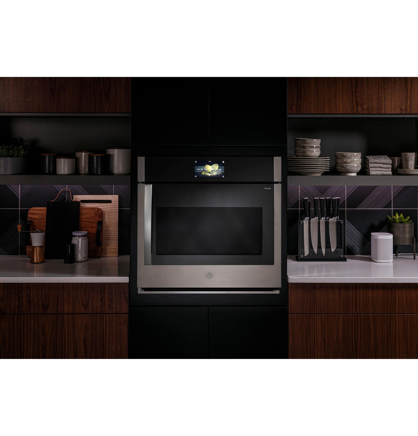 GE APPLIANCES PTS700LSNSS GE Profile 30"" Smart Built-in Convection Single Wall Oven With ...