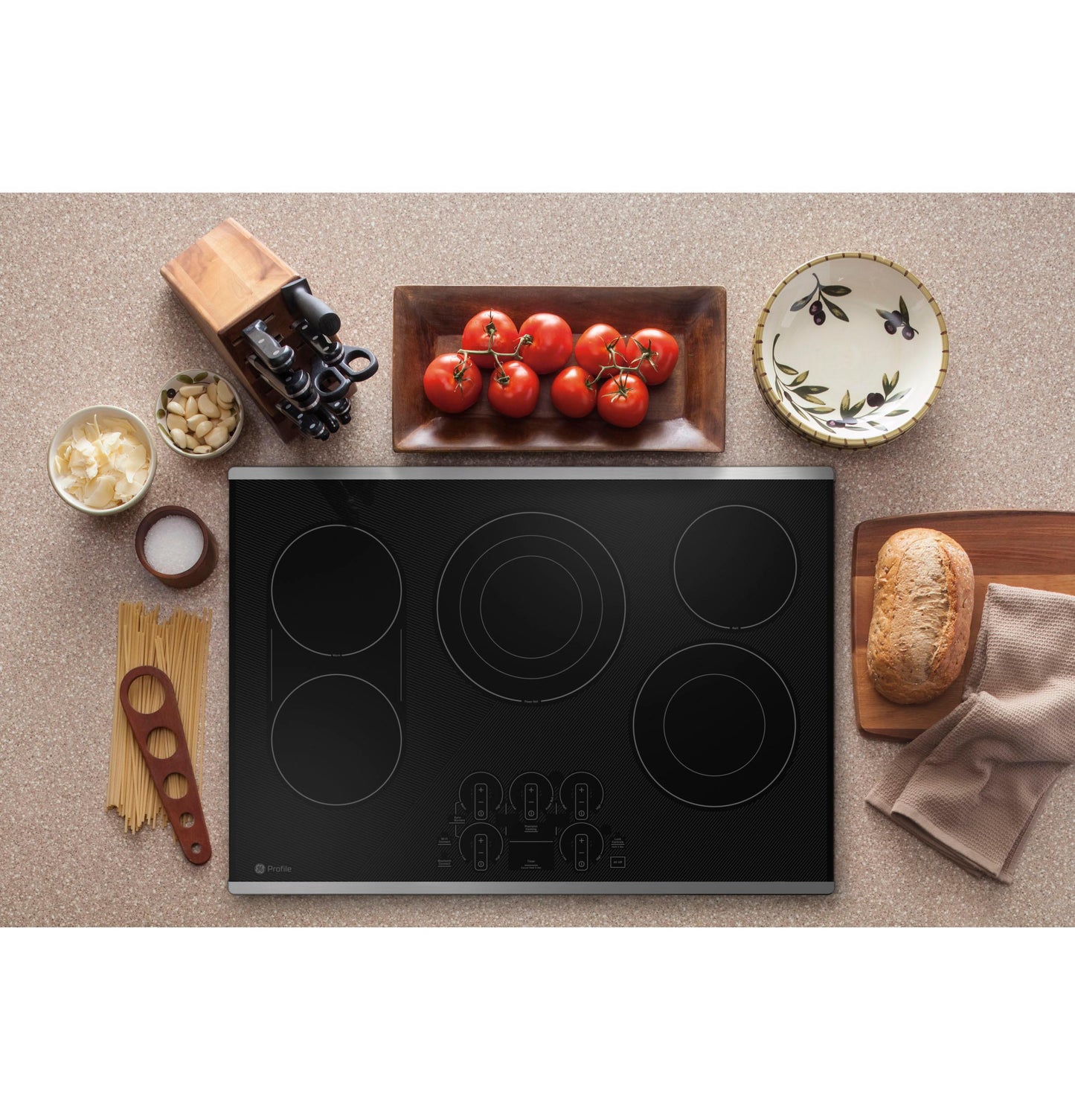 GE APPLIANCES PEP9030STSS GE Profile 30"" Built-in Touch Control Electric Cooktop