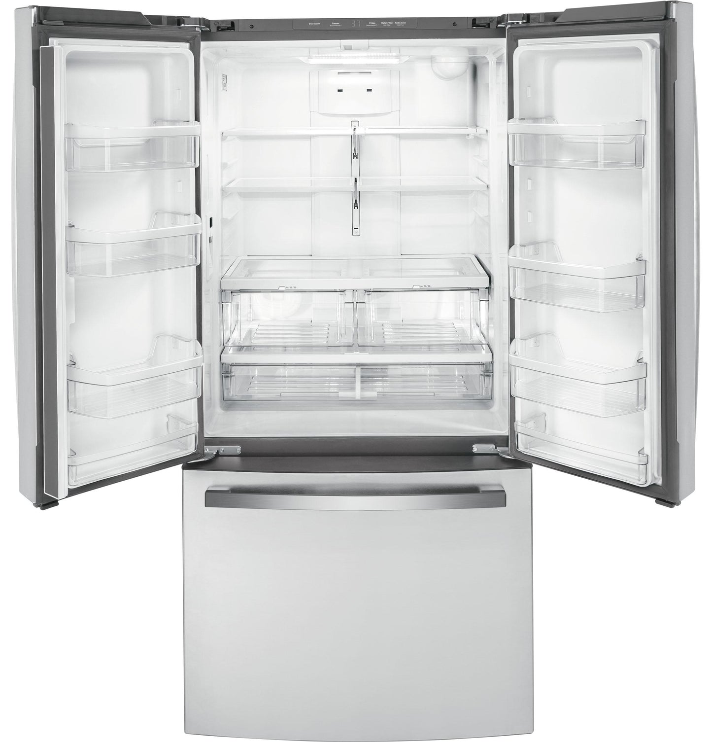 GE APPLIANCES GWE19JYLFS Ge Energy Star 18.6 Cu. Ft. Counter-depth French-door REFRIGE...