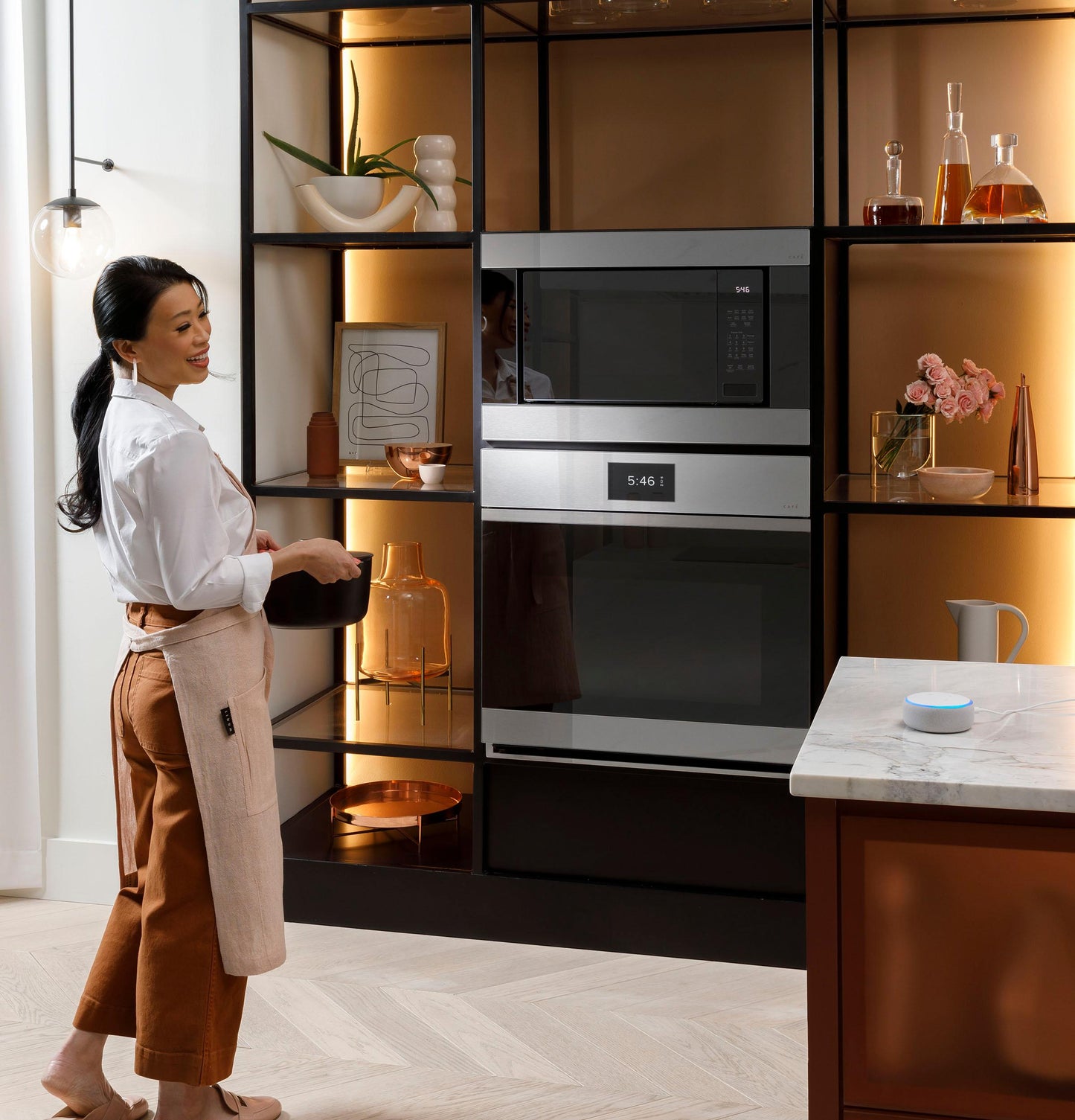 CAFE CTD90DM2NS5 Cafe Minimal Series 30"" Smart Built-in Convection Double ...