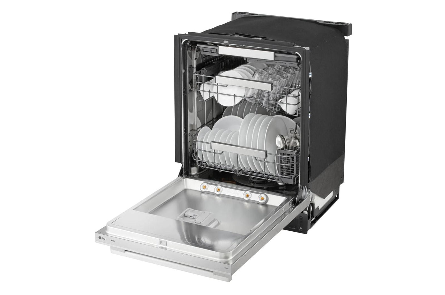 LG LDNTH862S Smart Hidden Top Control Dishwasher With 1-hour Wash & Dry, QUADWAS...