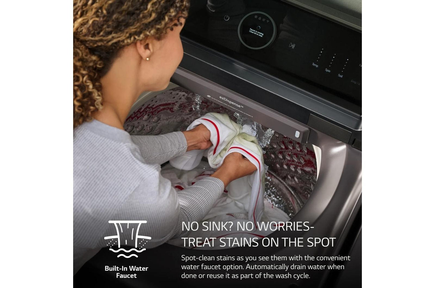 LG WT8600CW 5.5 CU.FT. MEGA Capacity Smart Top Load Washer With Impeller, EASYU...