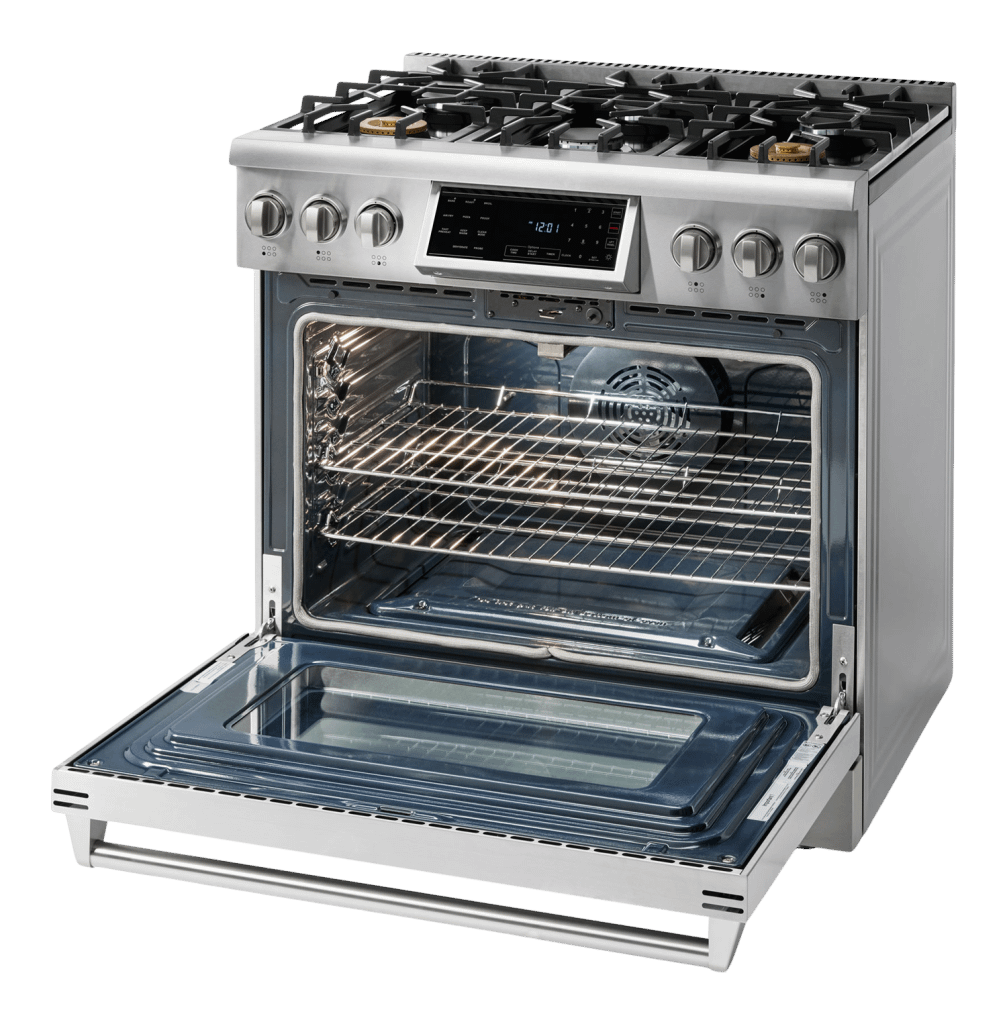 THOR KITCHEN TRG3601 Thor Kitchen 36 Inch Tilt Panel Gas Range