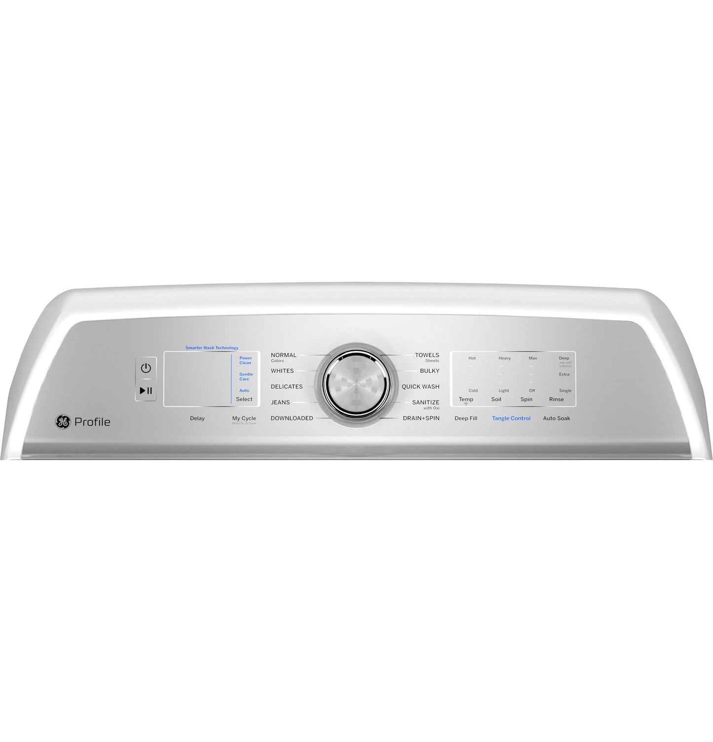GE APPLIANCES PTW605BSRWS GE Profile 4.9 Cu. Ft. Capacity Washer With Smarter Wash TECHNO...