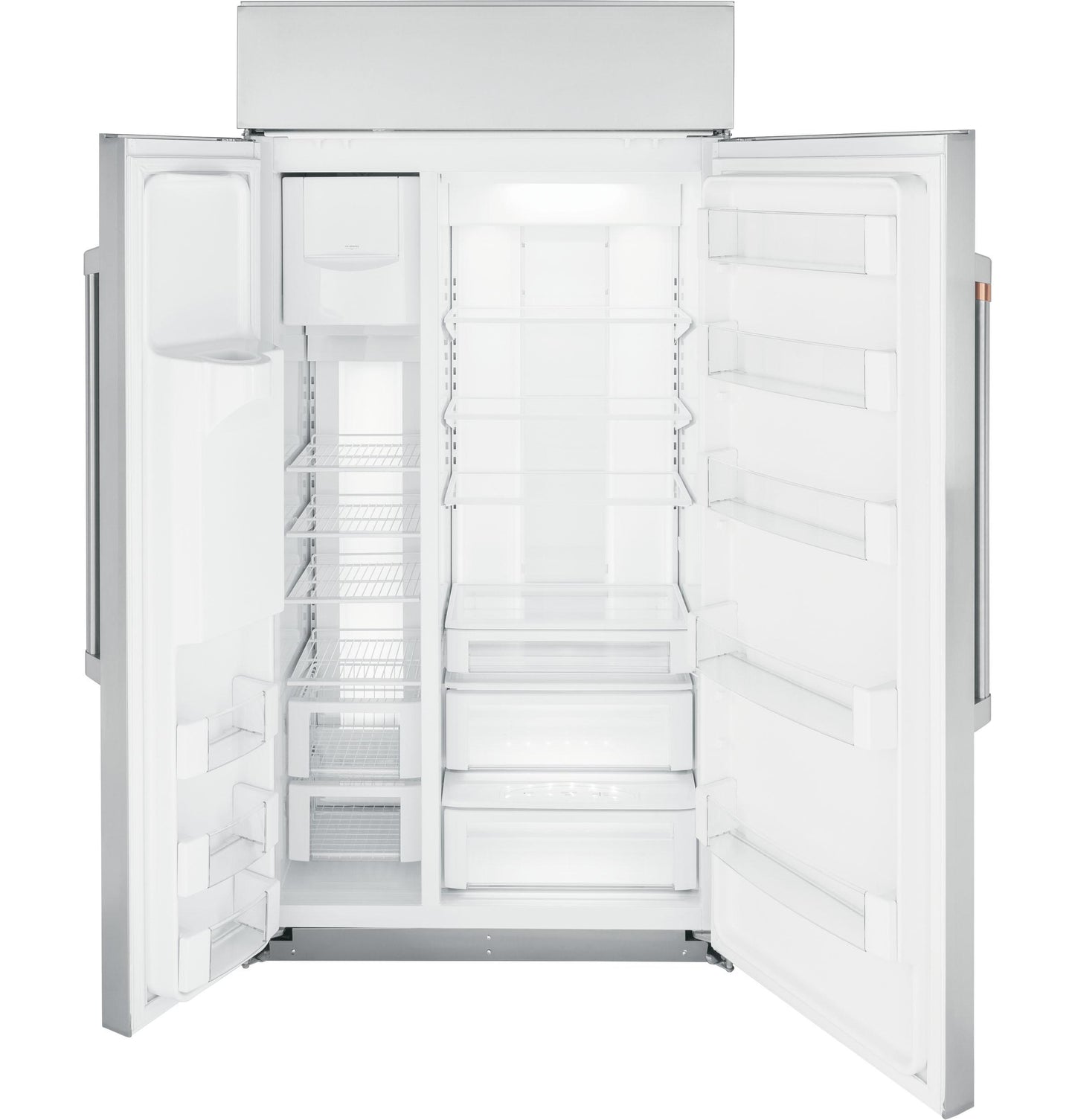 CAFE CSB42YP2NS1 Cafe 42"" Smart Built-in Side-by-side Refrigerator With Dispenser