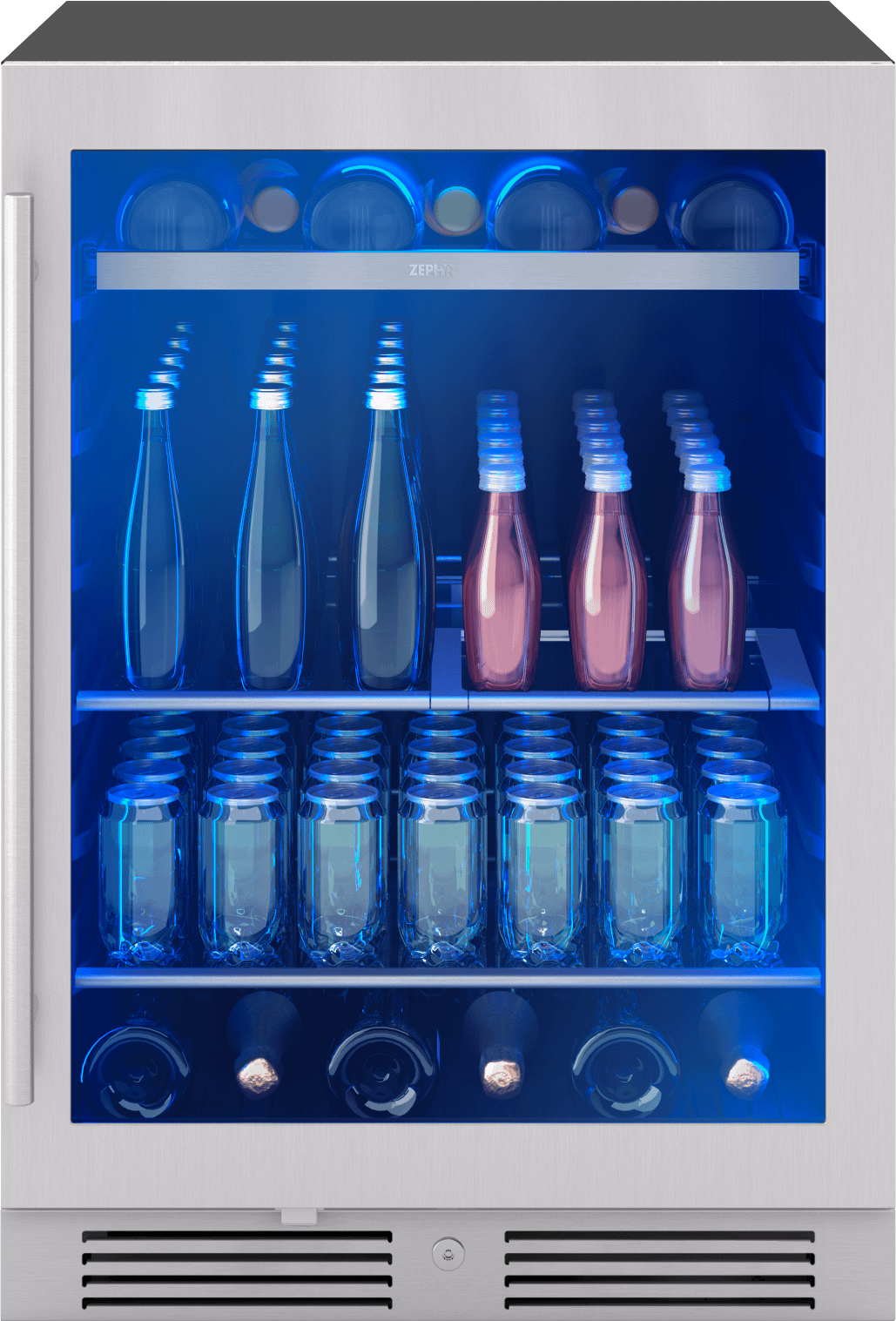 ZEPHYR PRB24C01CG Zephyr 24"" Single Zone Beverage Cooler