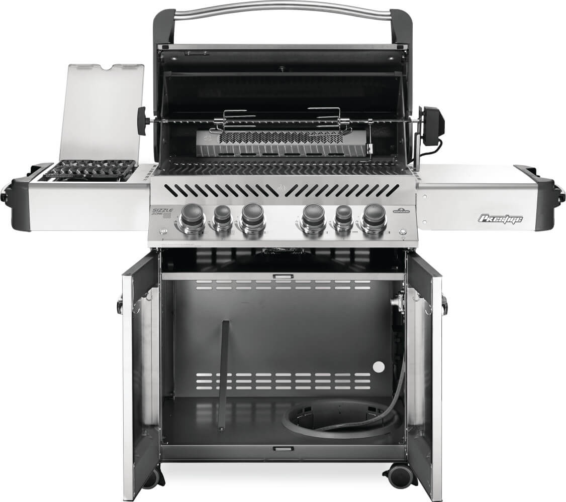 NAPOLEON BBQ P500RSIBPSS3 Prestige 500 Rsib Infrared Side & Rear Burners Stainless Steel , ...