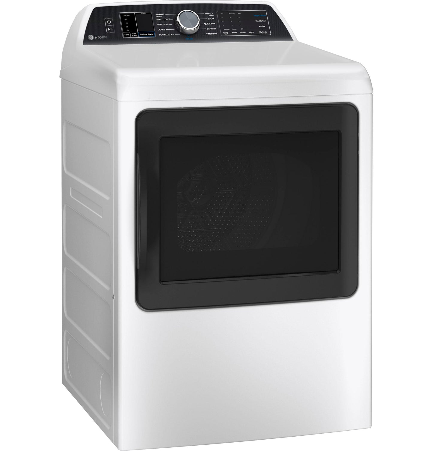 GE APPLIANCES PTD70GBSTWS GE Profile 7.4 Cu. Ft. Capacity Smart Aluminized Alloy Drum GAS...