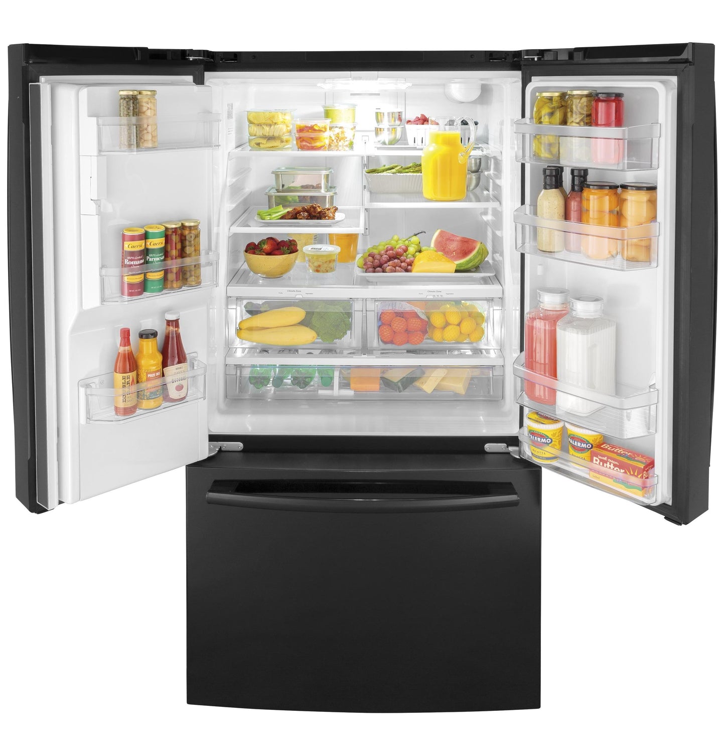 GE APPLIANCES GFE26JGMBB Ge Energy Star 25.6 Cu. Ft. French-door Refrigerator