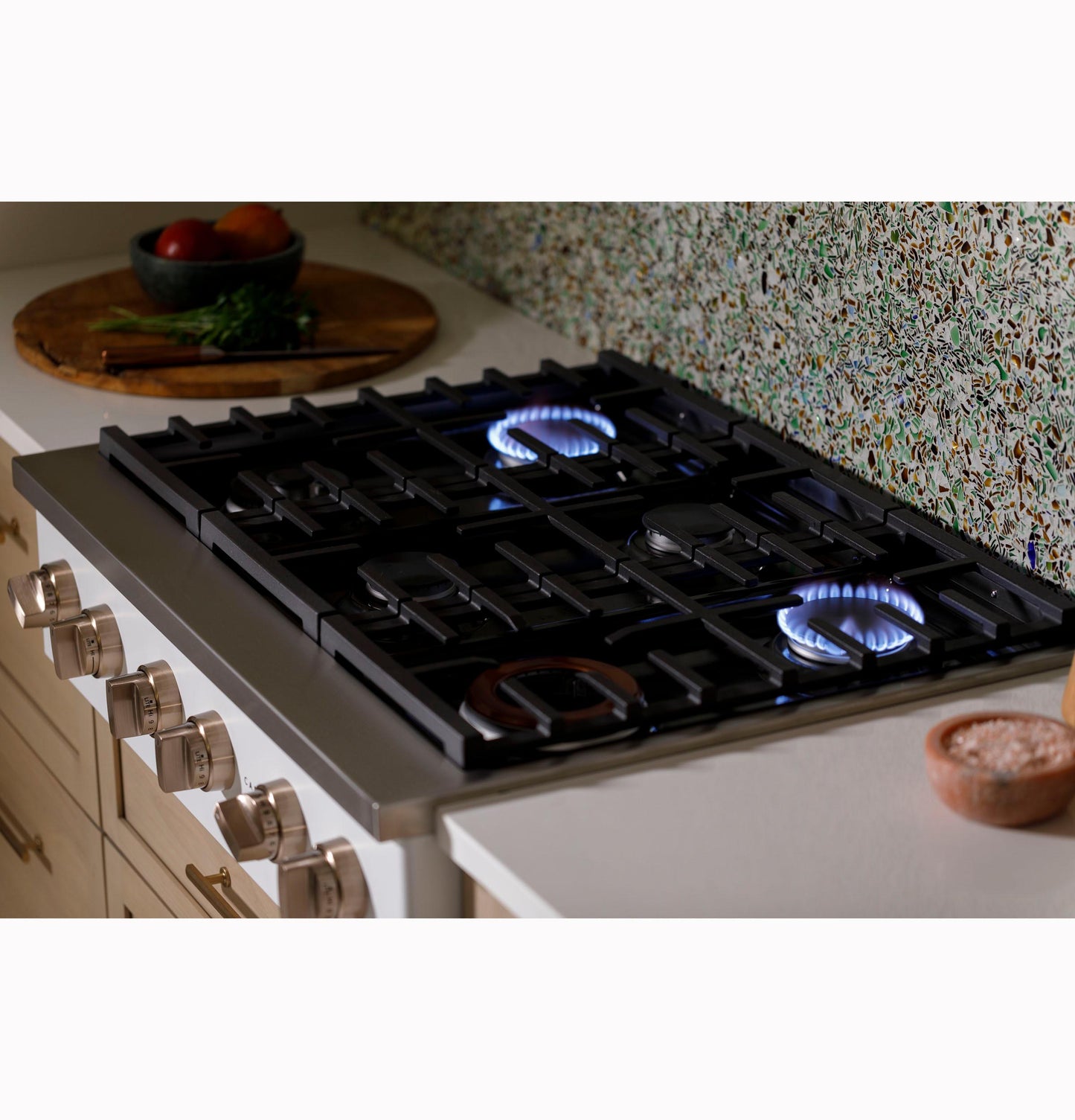CAFE CGU366P2TS1 Cafe 36"" Commercial-style Gas Rangetop With 6 Burners (NATURA...