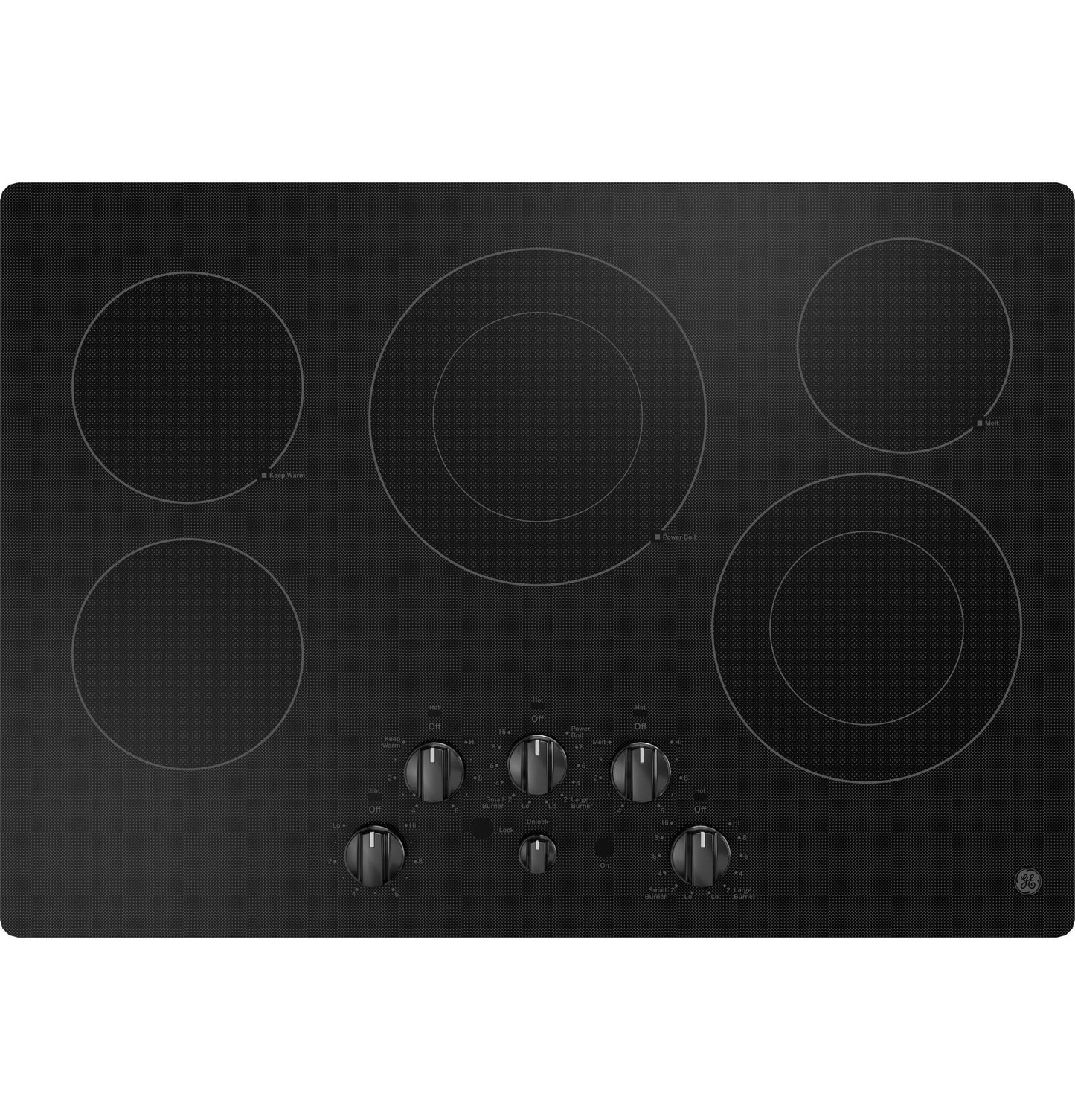 GE APPLIANCES JEP5030DTBB Ge 30"" Built-in Knob Control Electric Cooktop