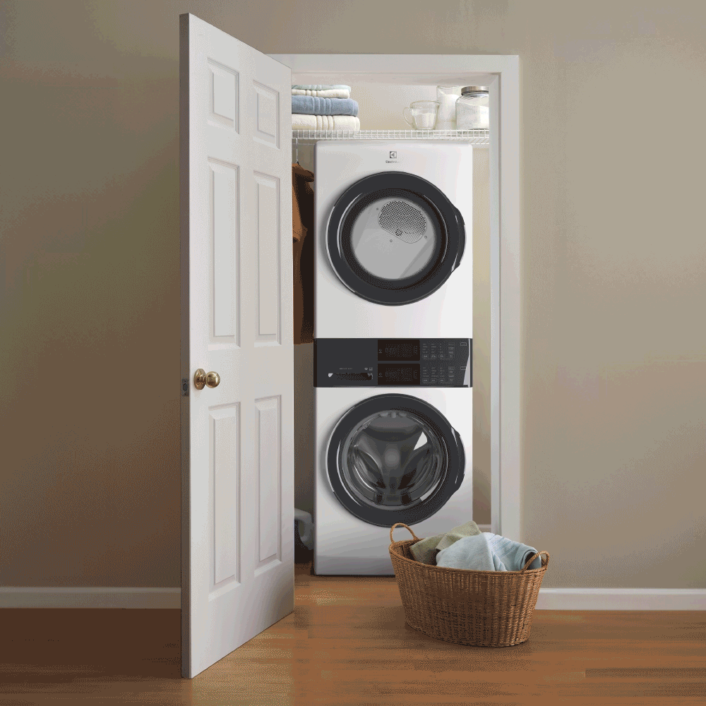 ELECTROLUX ELTG7300AW Electrolux Laundry Tower Single Unit Front Load 4.4 Cu. Ft. WAS...