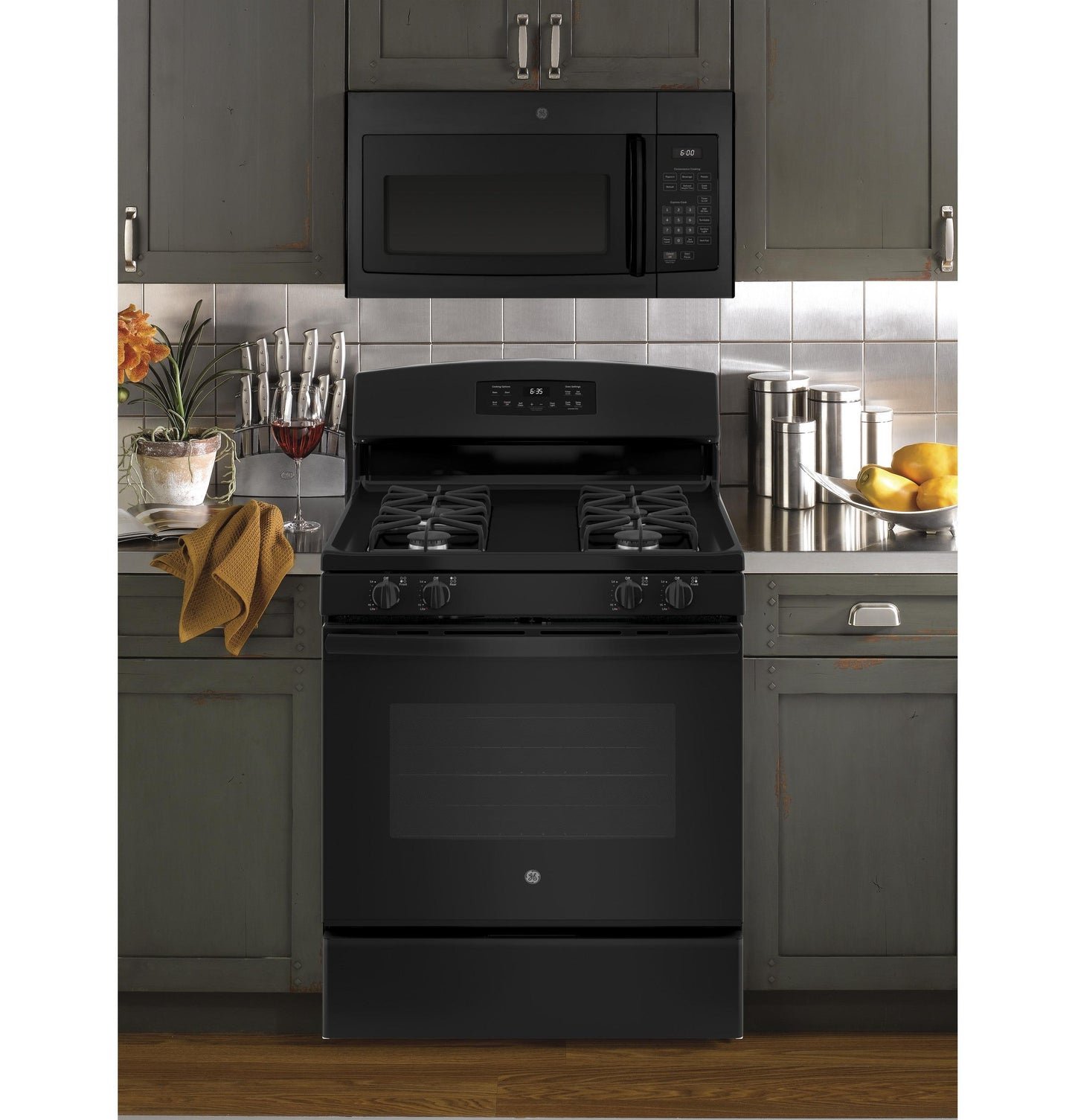 GE APPLIANCES JVM3160DFBB Ge 1.6 Cu. Ft. Over-the-range Microwave Oven