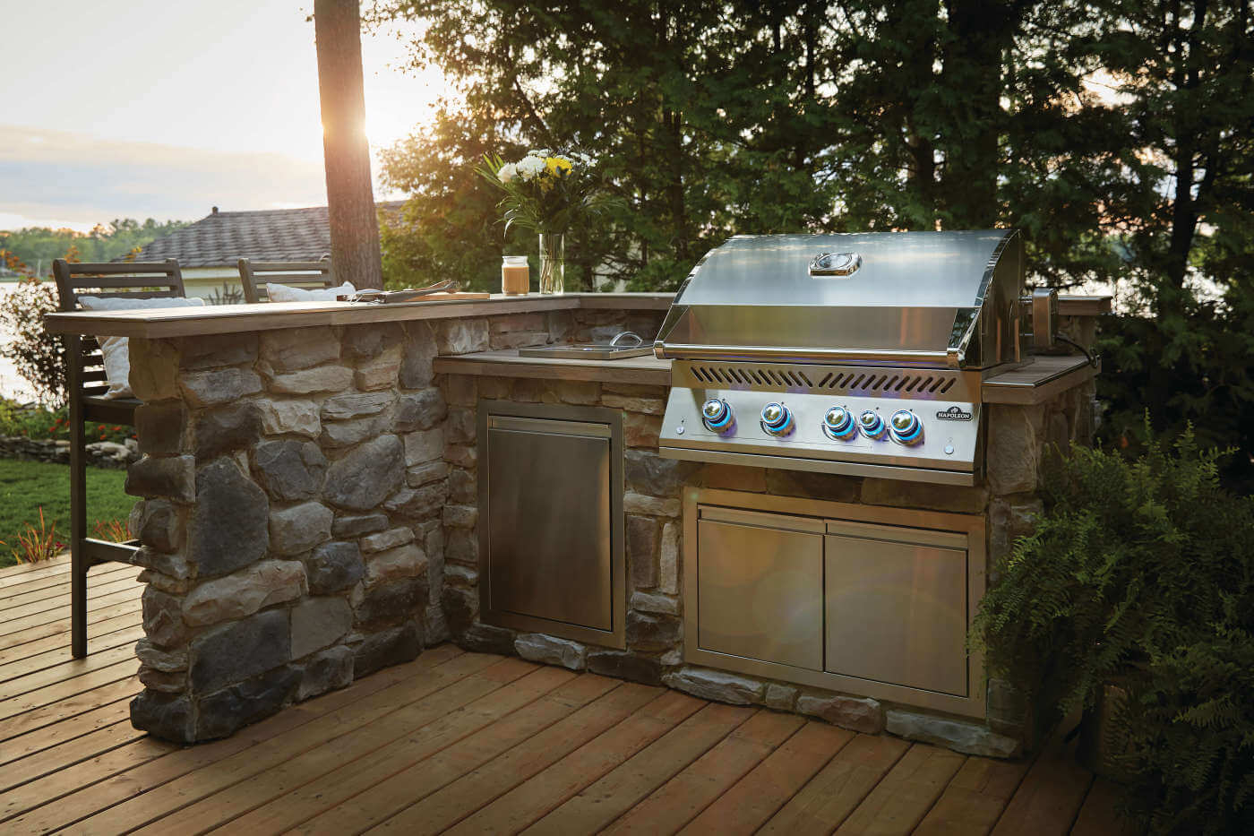 NAPOLEON BBQ BIG32RBPSS1 Built-in 700 Series 32 With Infrared Rear Burner , Propane, STAINLE...