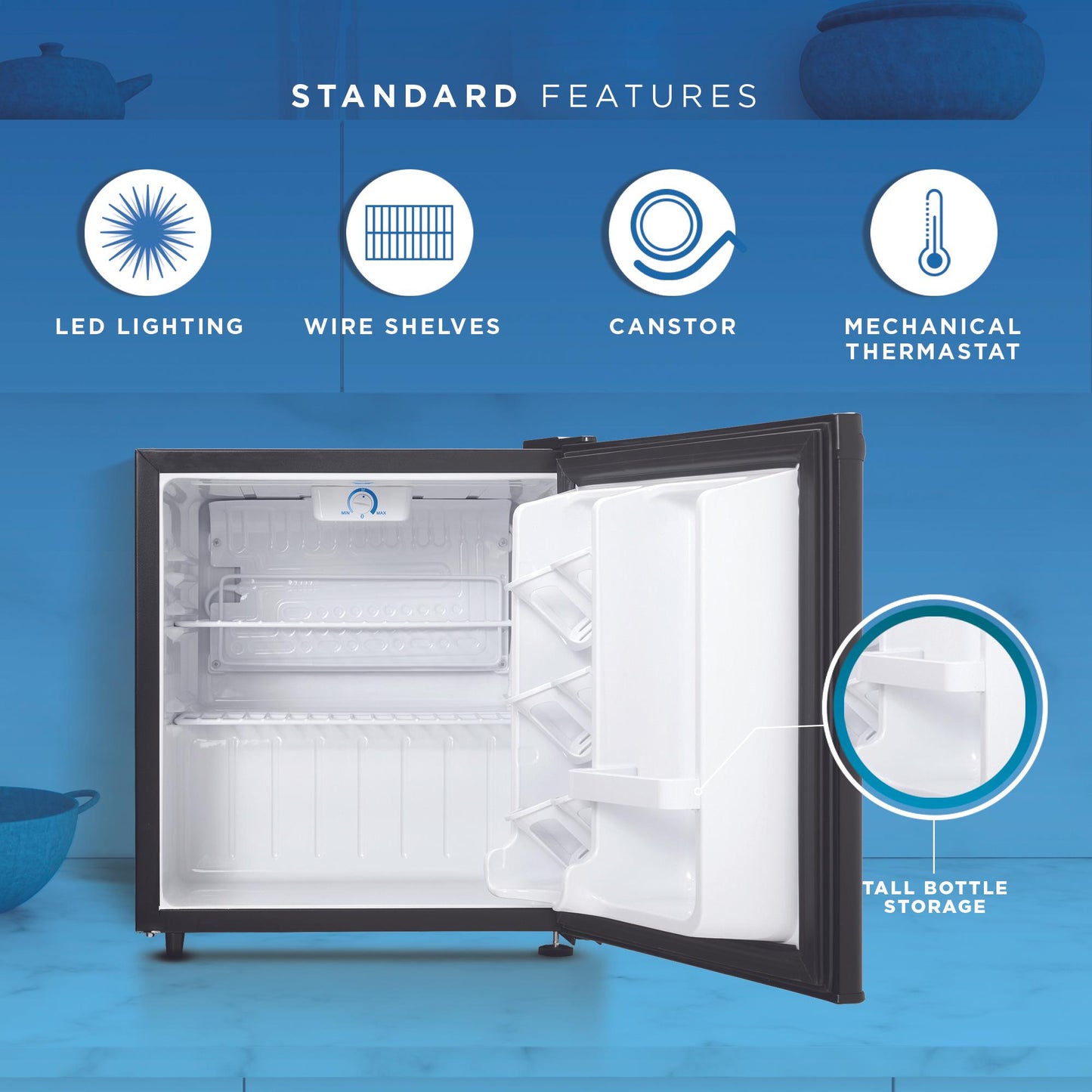 DANBY DAR016B1BM Danby 1.6 CU.FT. Compact Refrigerator