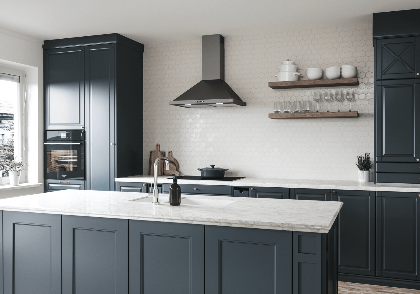 ZEPHYR ZOME36BBS Zephyr 36"" Ombra Wall
