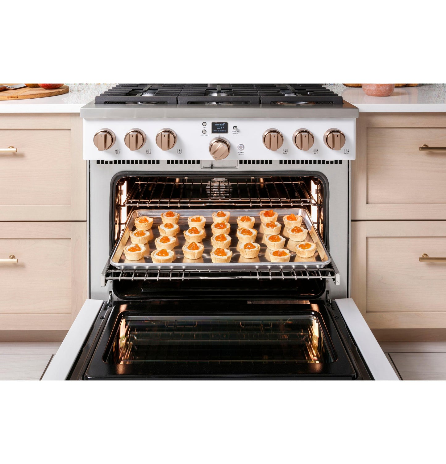 CAFE CGY366P4TW2 Cafe 36"" Smart All-gas Commercial-style Range With 6 Burners ...