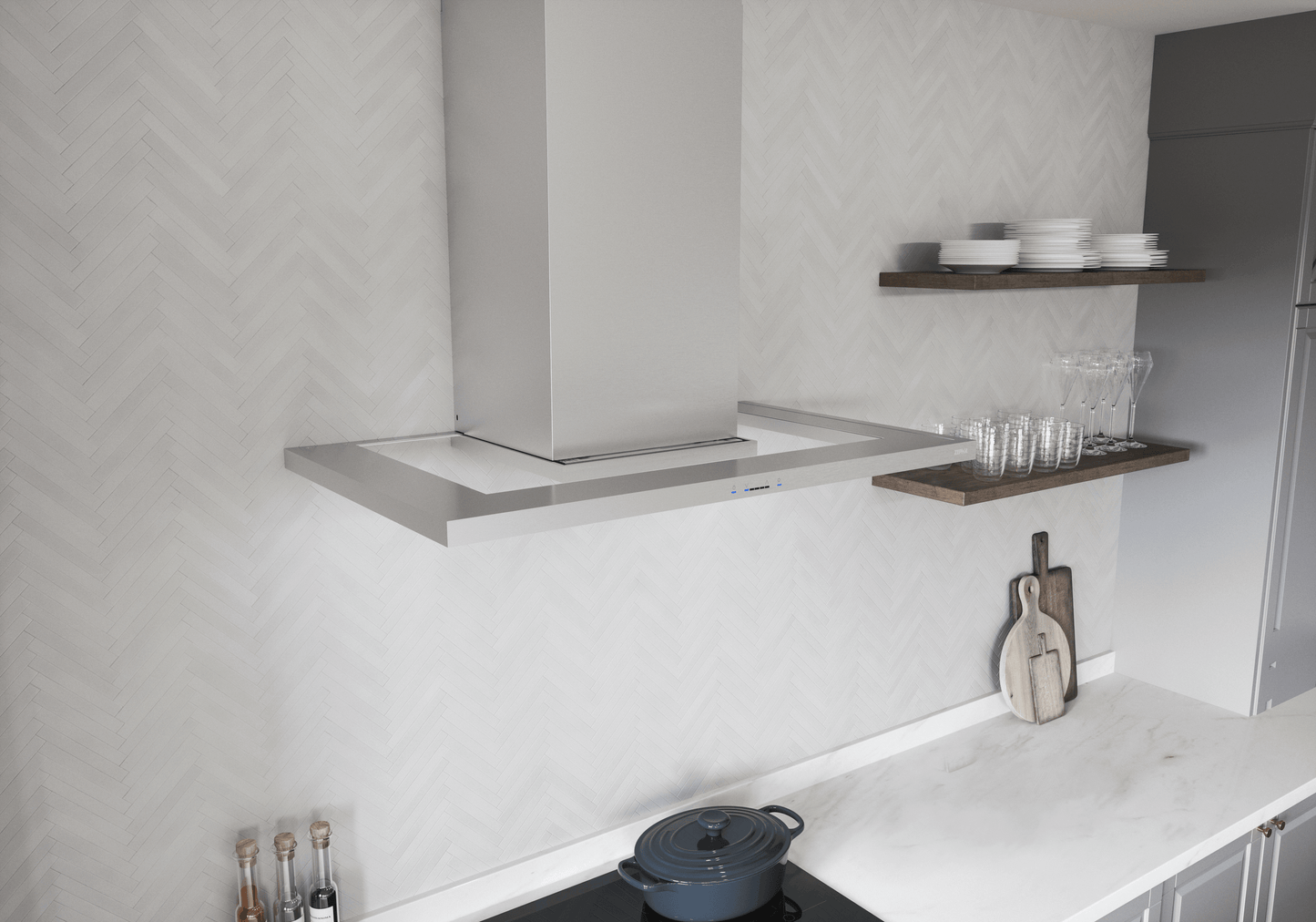 ZEPHYR ZMOM90BS Zephyr 36"" Modena Wall